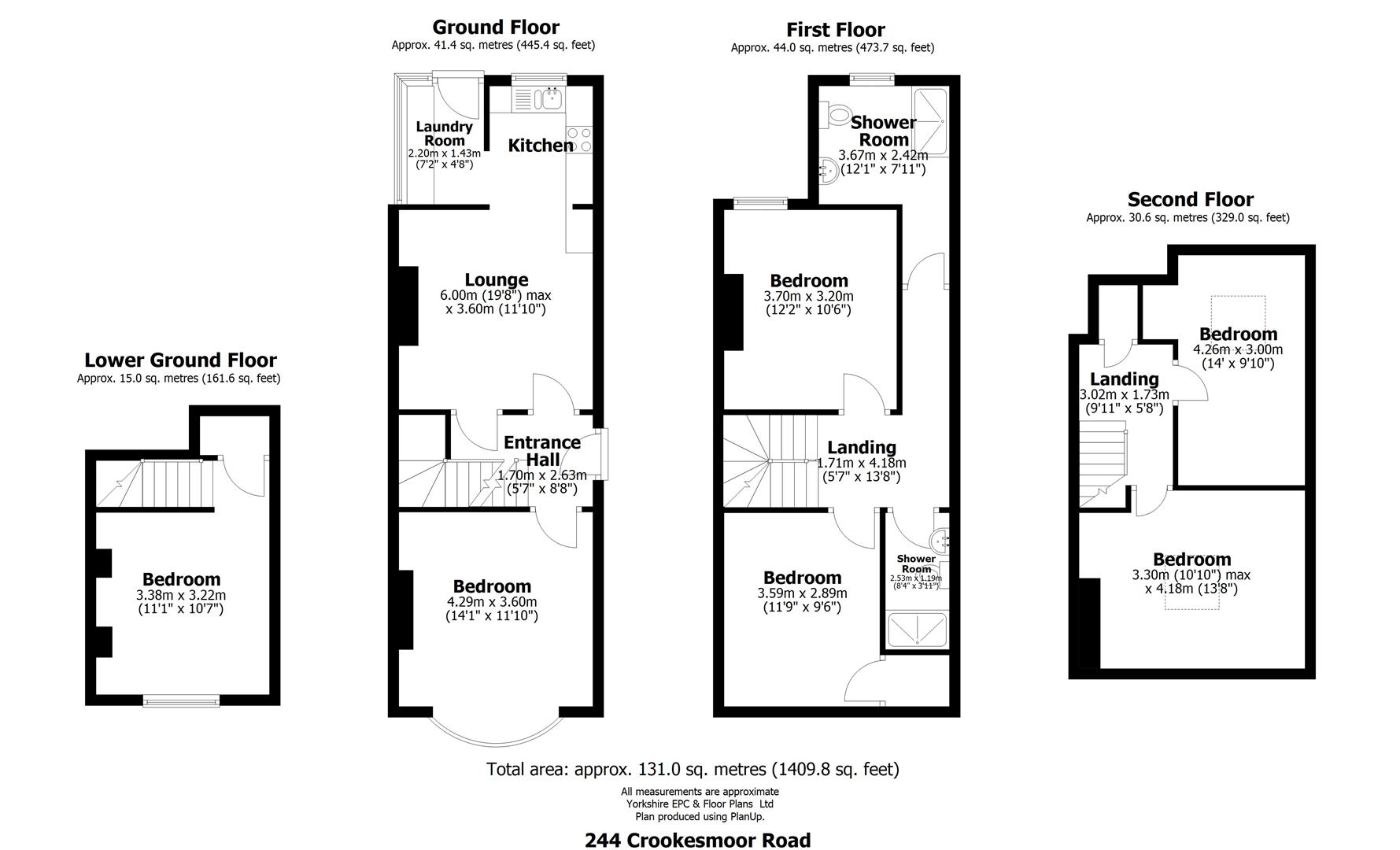 Crookesmoor Road, Sheffield floorplan