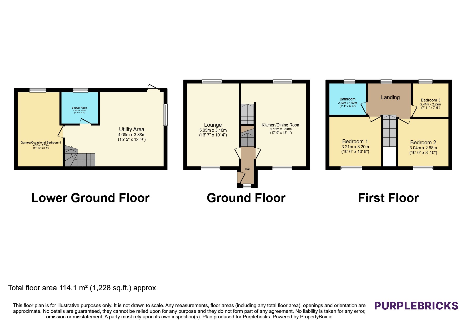 7, Wimborne Drive, Keighley floorplan