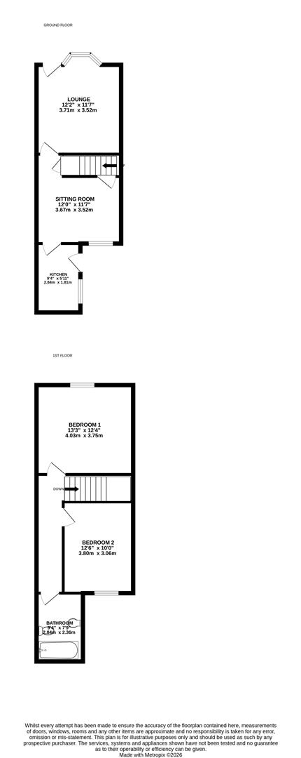 146, Green Lane Road, Leicester floorplan