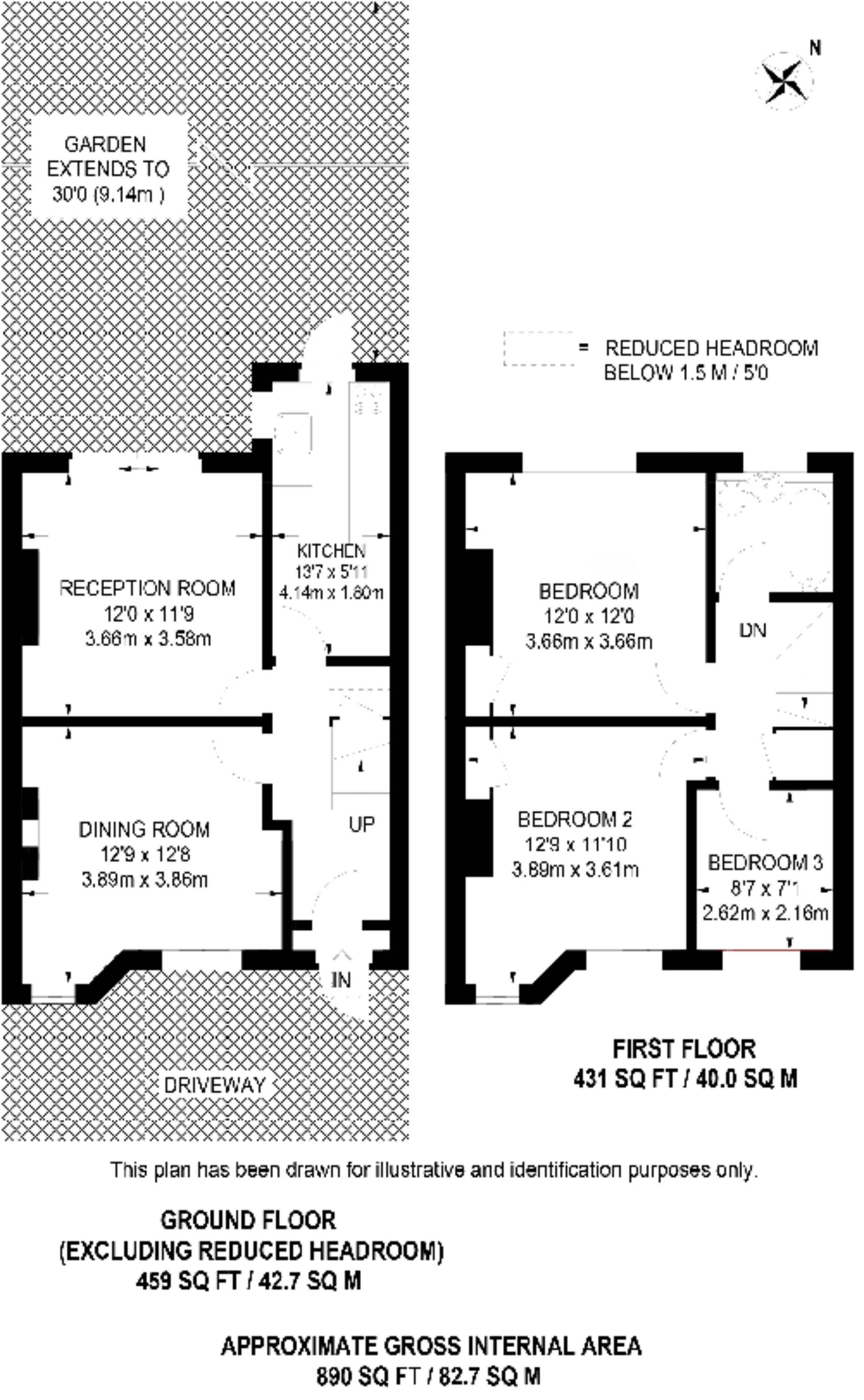 Braid Avenue, Acton floorplan
