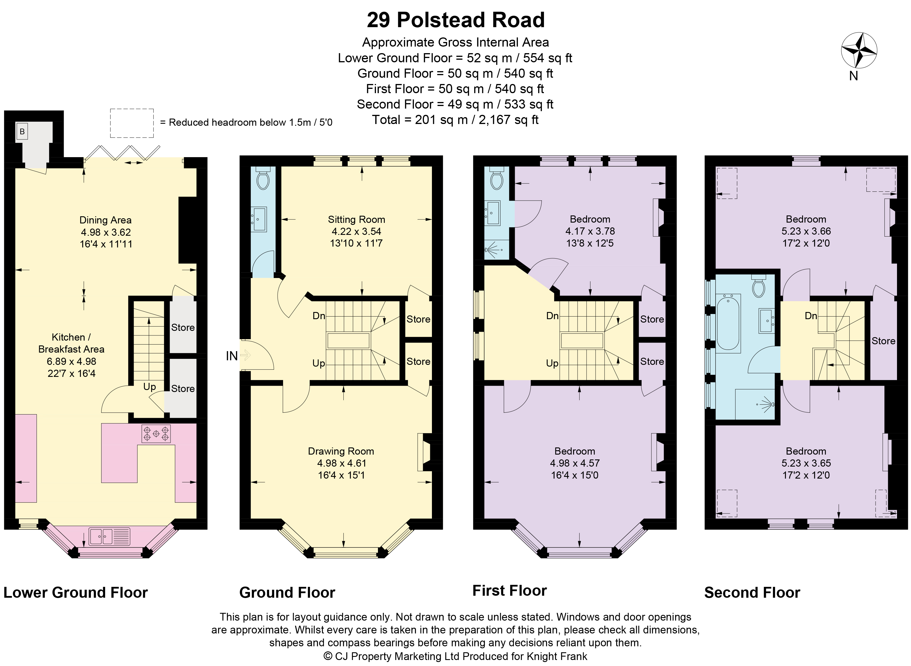 29, Polstead Road, Oxford floorplan