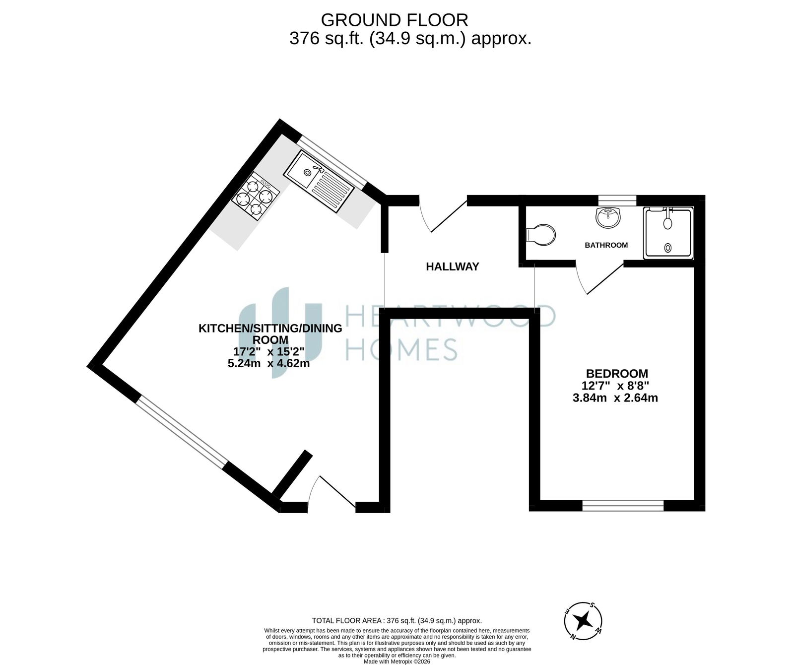 36 Peregrine Way, St. Albans floorplan
