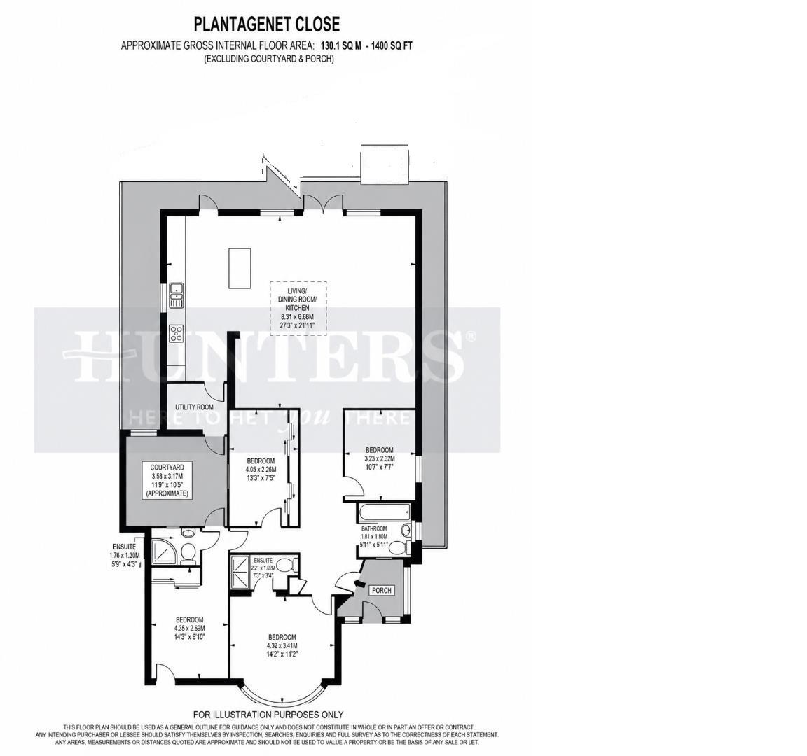 9, Plantagenet Close, Worcester Park floorplan
