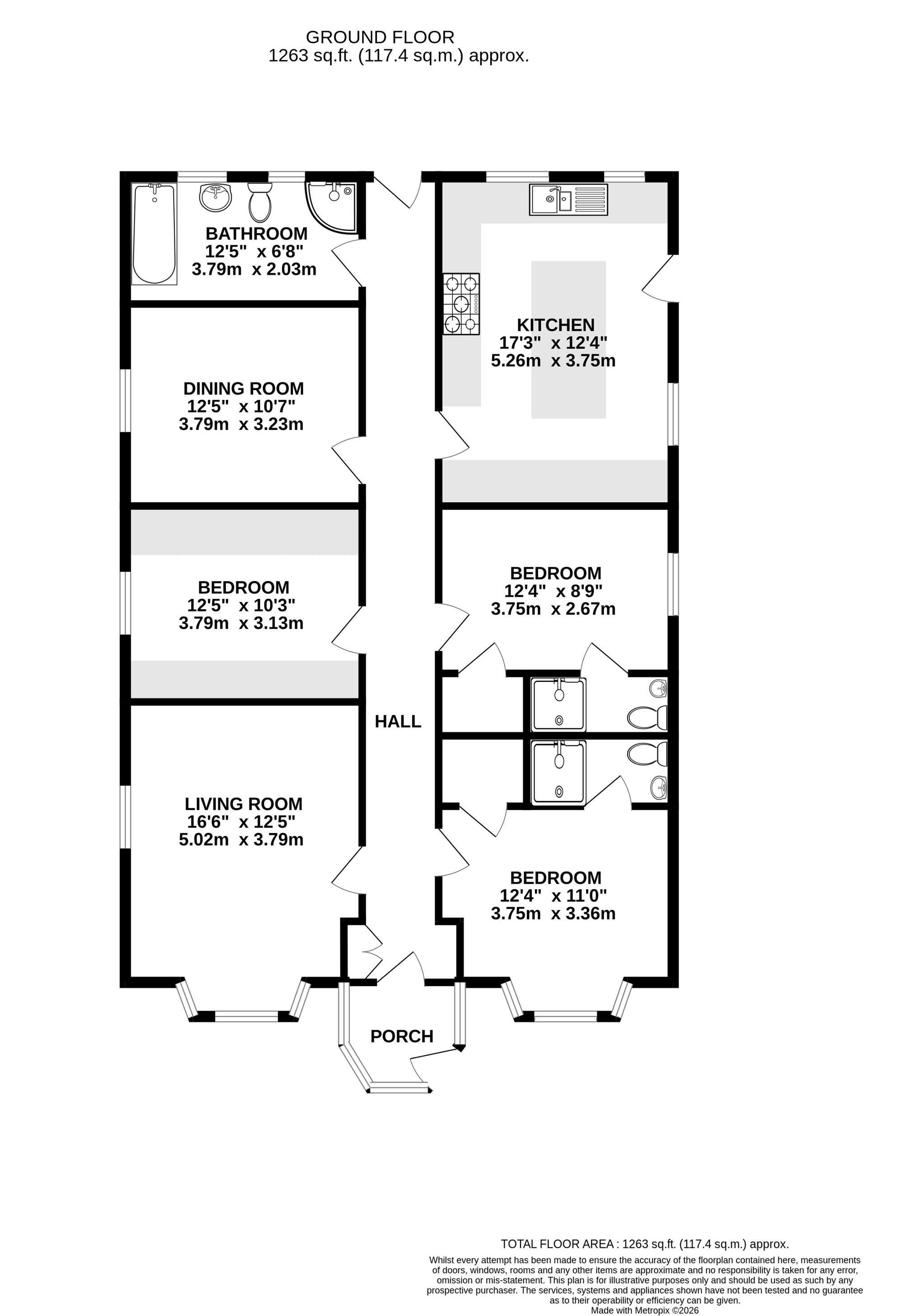 175 Christchurch Road, Newport floorplan
