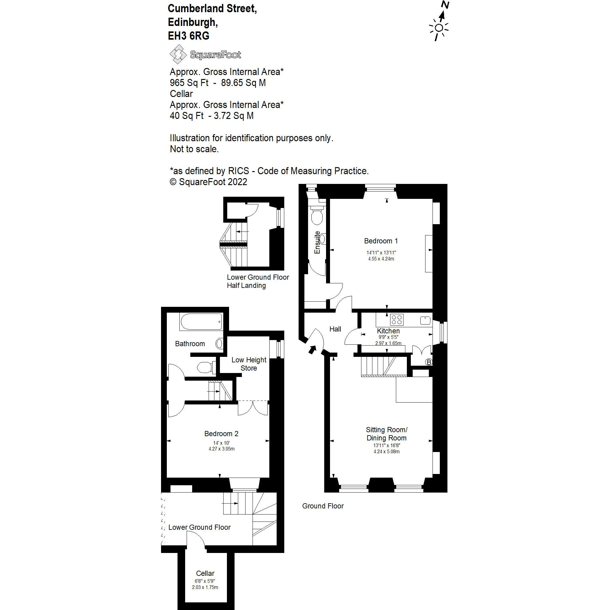 Cumberland Street, Edinburgh EH3, 2 bedroom flat for sale 61389841