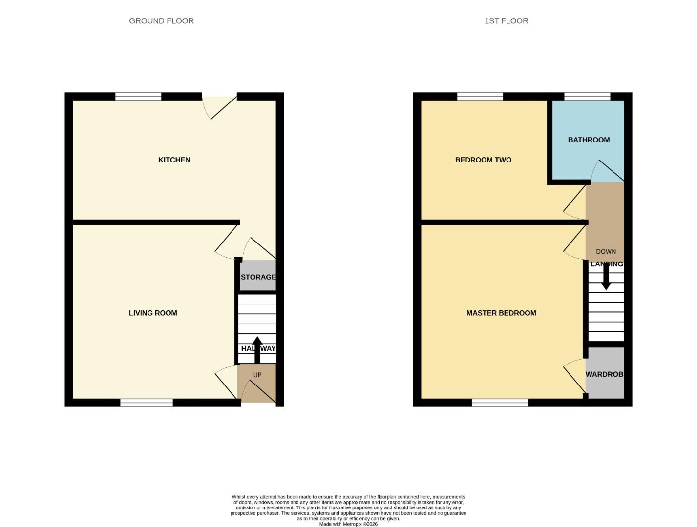 7, Hill Terrace, Crook floorplan