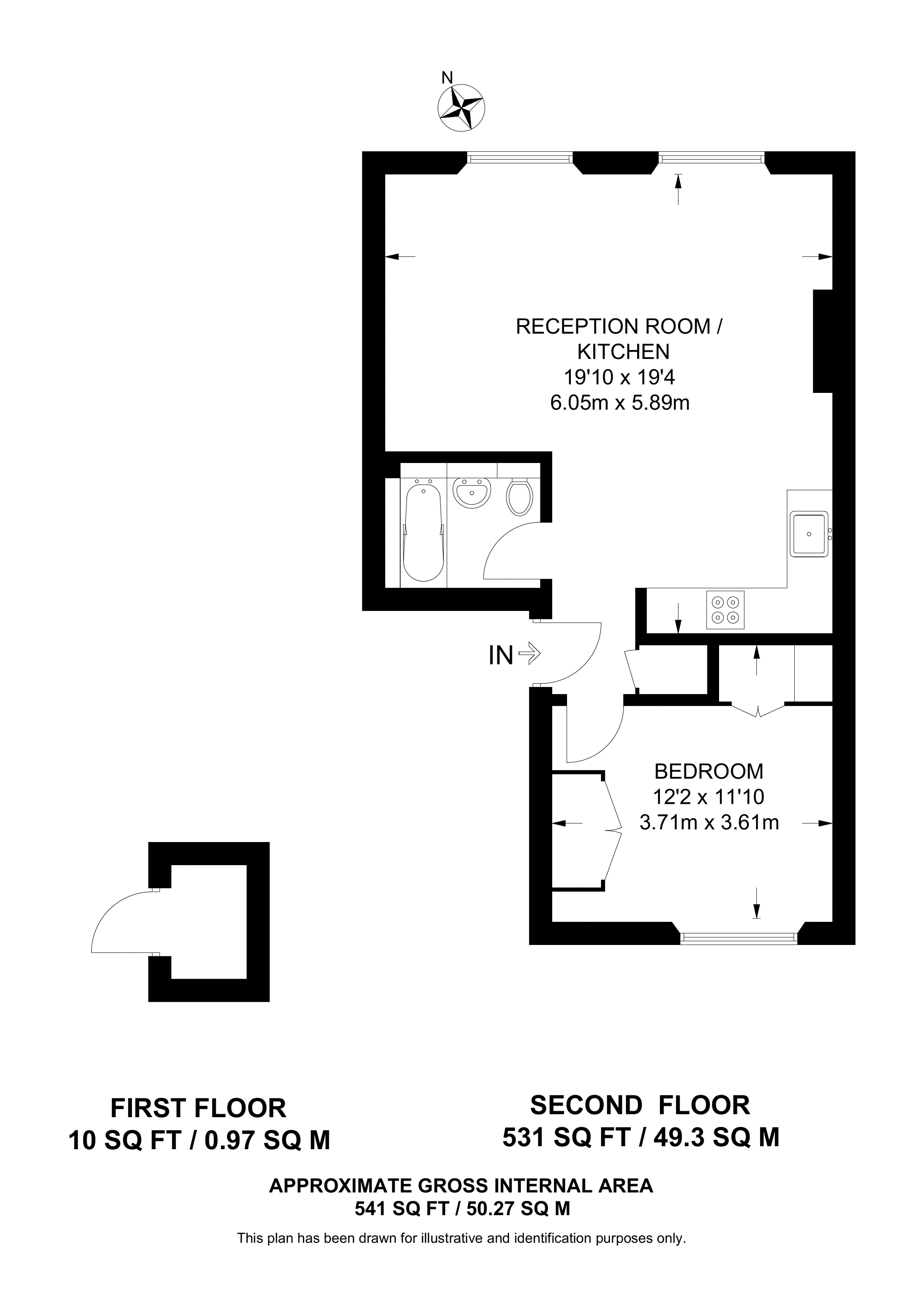 Harcourt Terrace, Chelsea floorplan