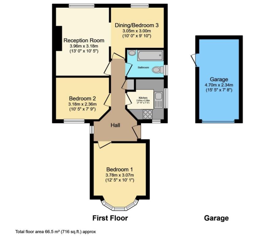 2a, Transmere Road, Petts Wood Orpington floorplan