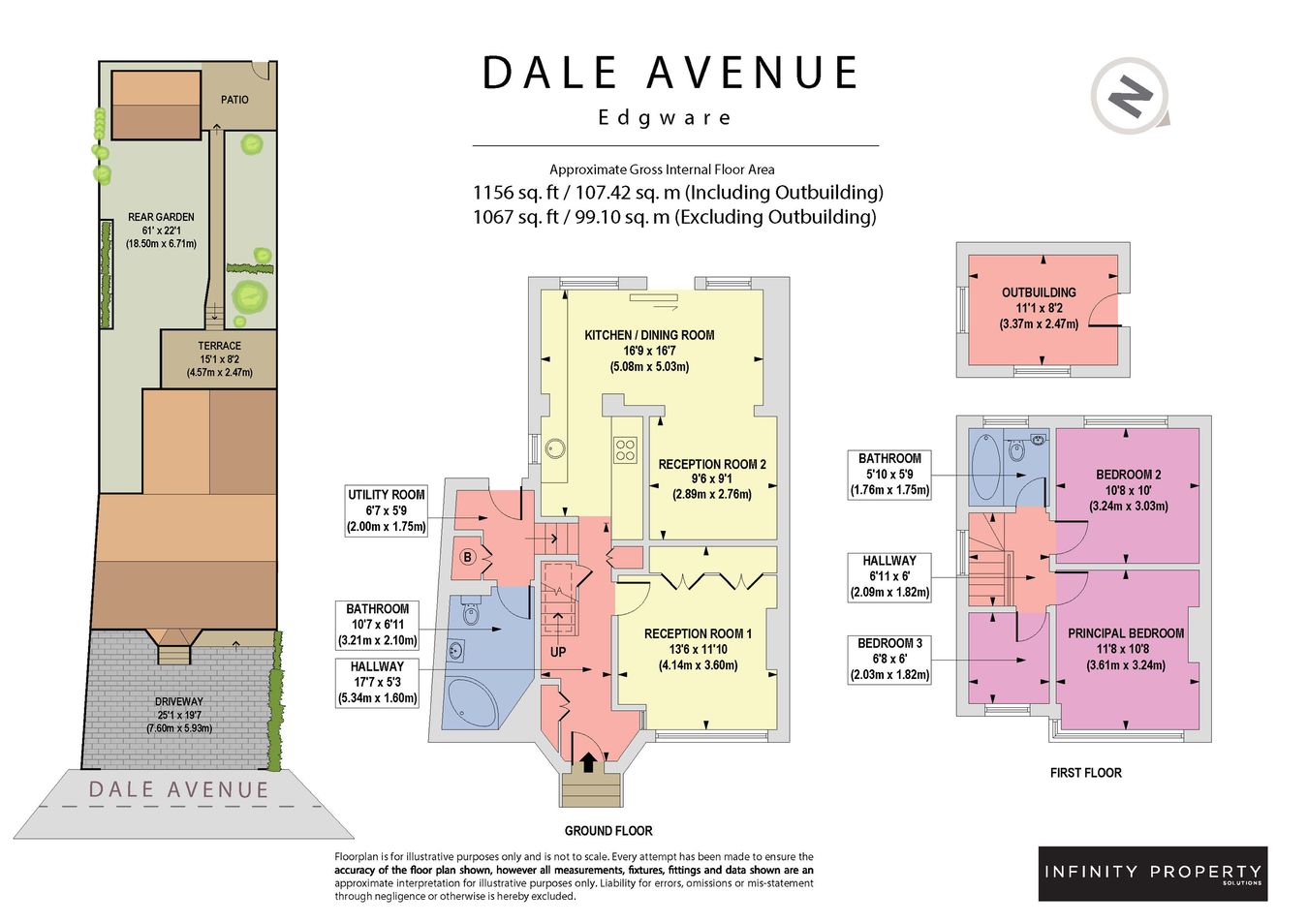 132, Dale Avenue, Edgware floorplan