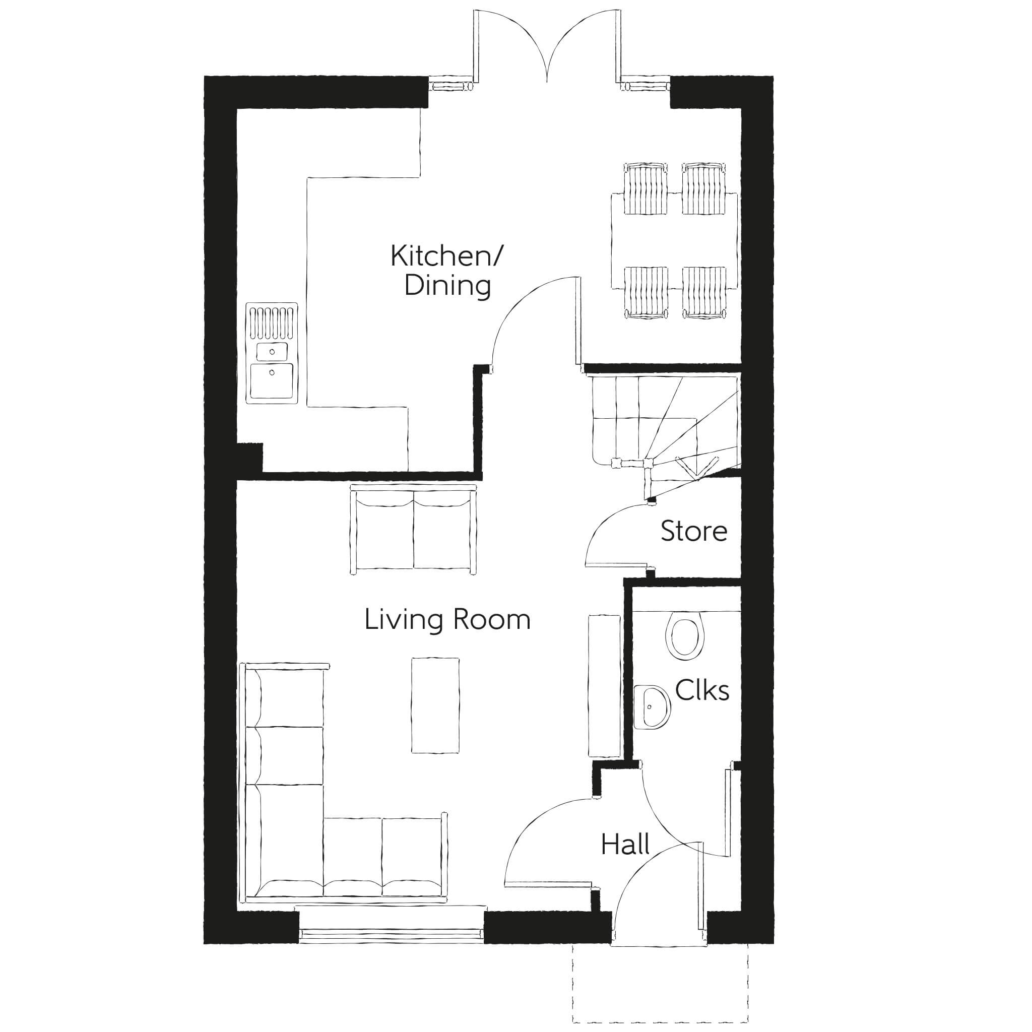 288, Flaxley Lane, Newark On Trent floorplan