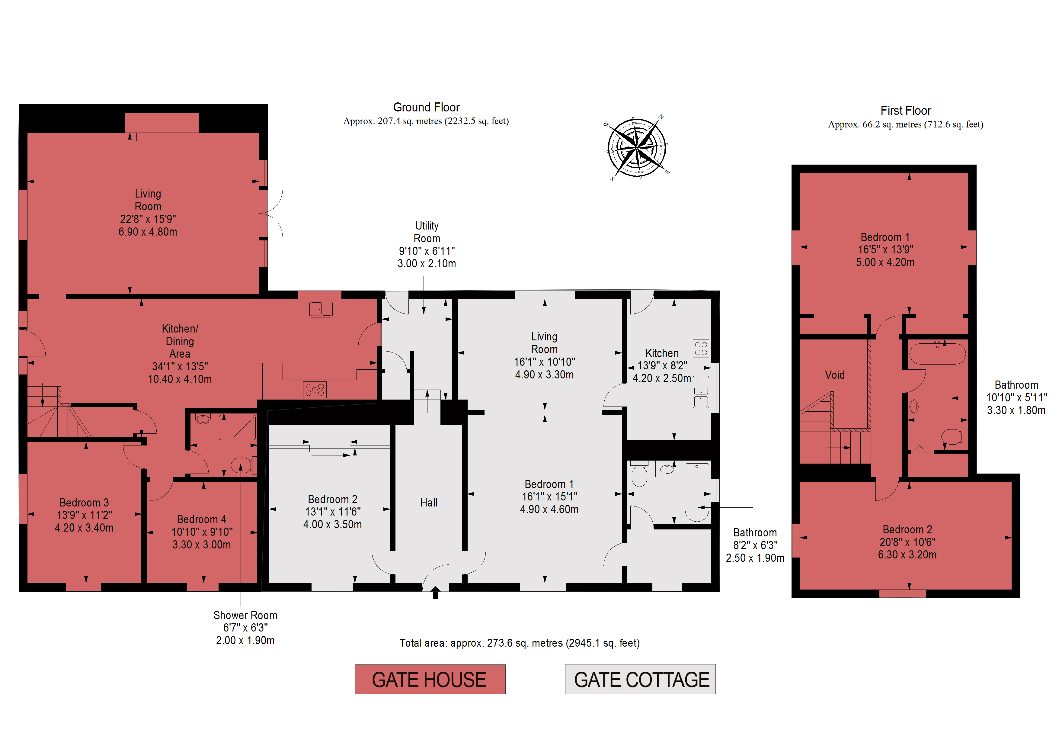 6 bed detached house for sale in Gate House & Gate Cottage, Machrie, Isle Of Arran KA27 Zoopla