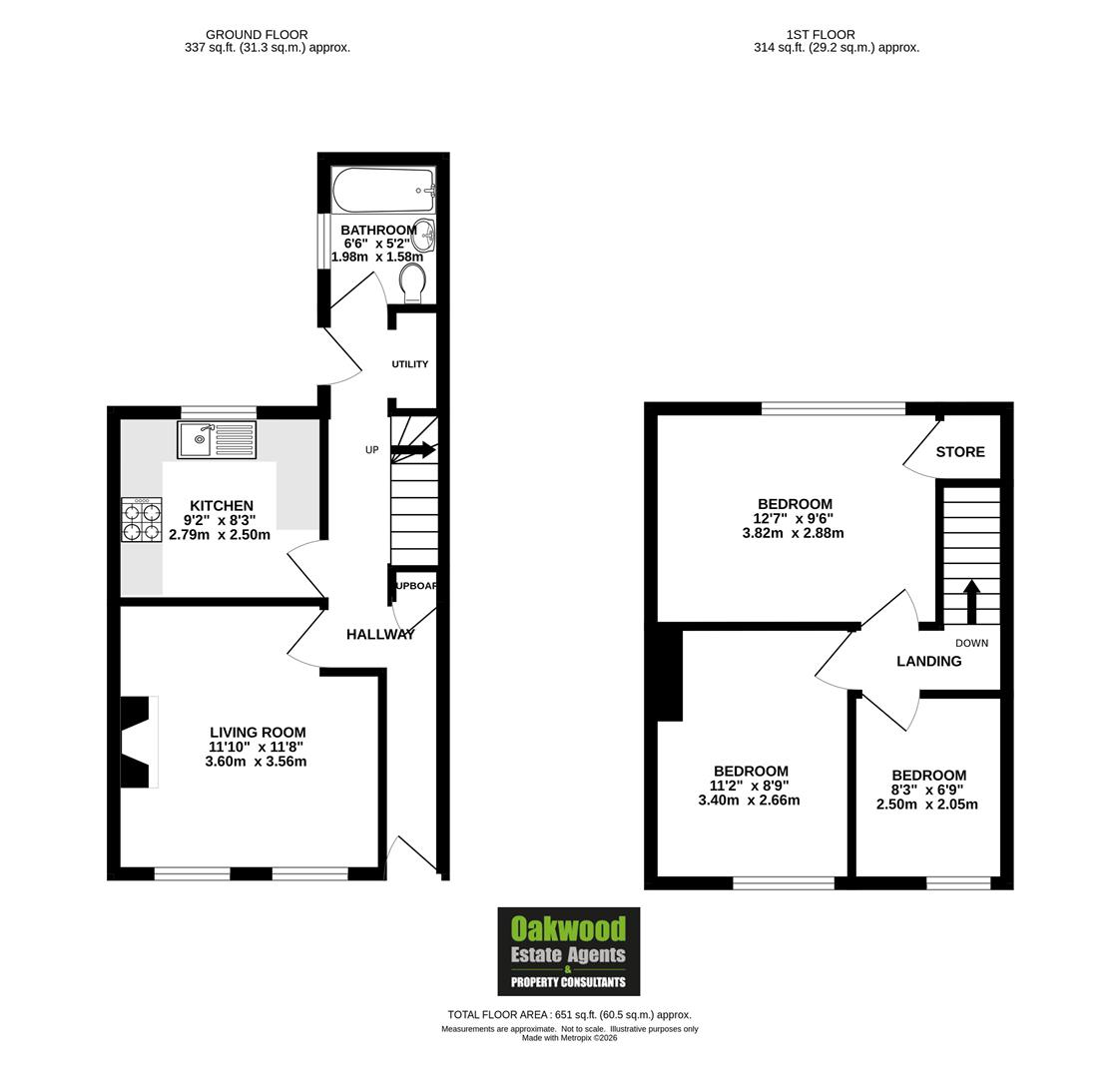 3, Cattistock Road, London floorplan
