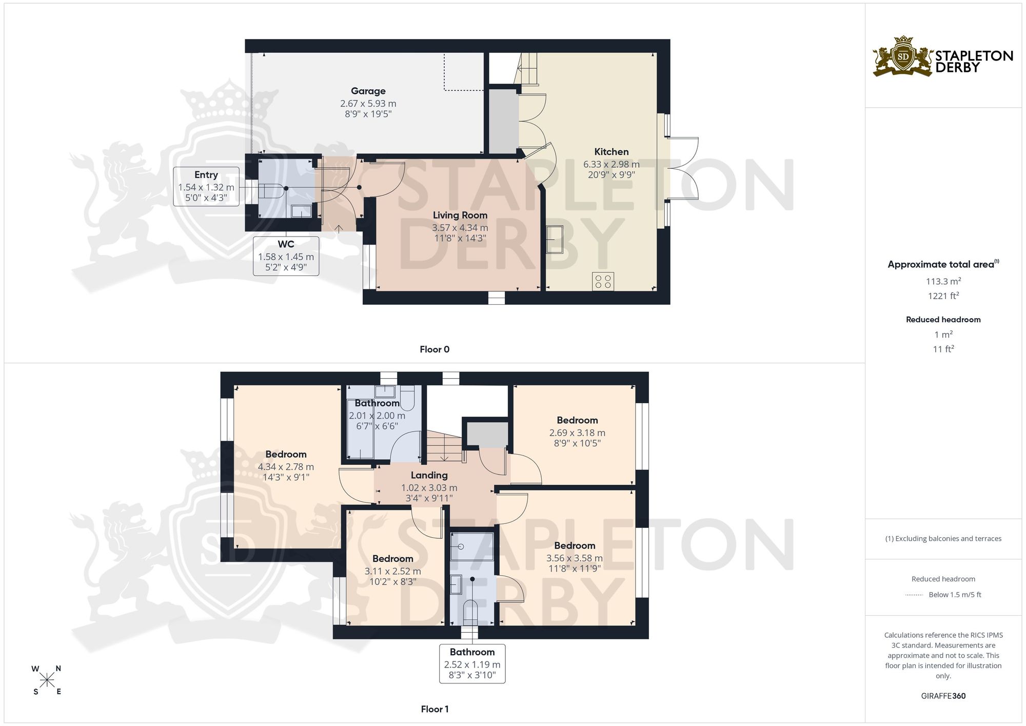 1, Arley Close, St. Helens floorplan