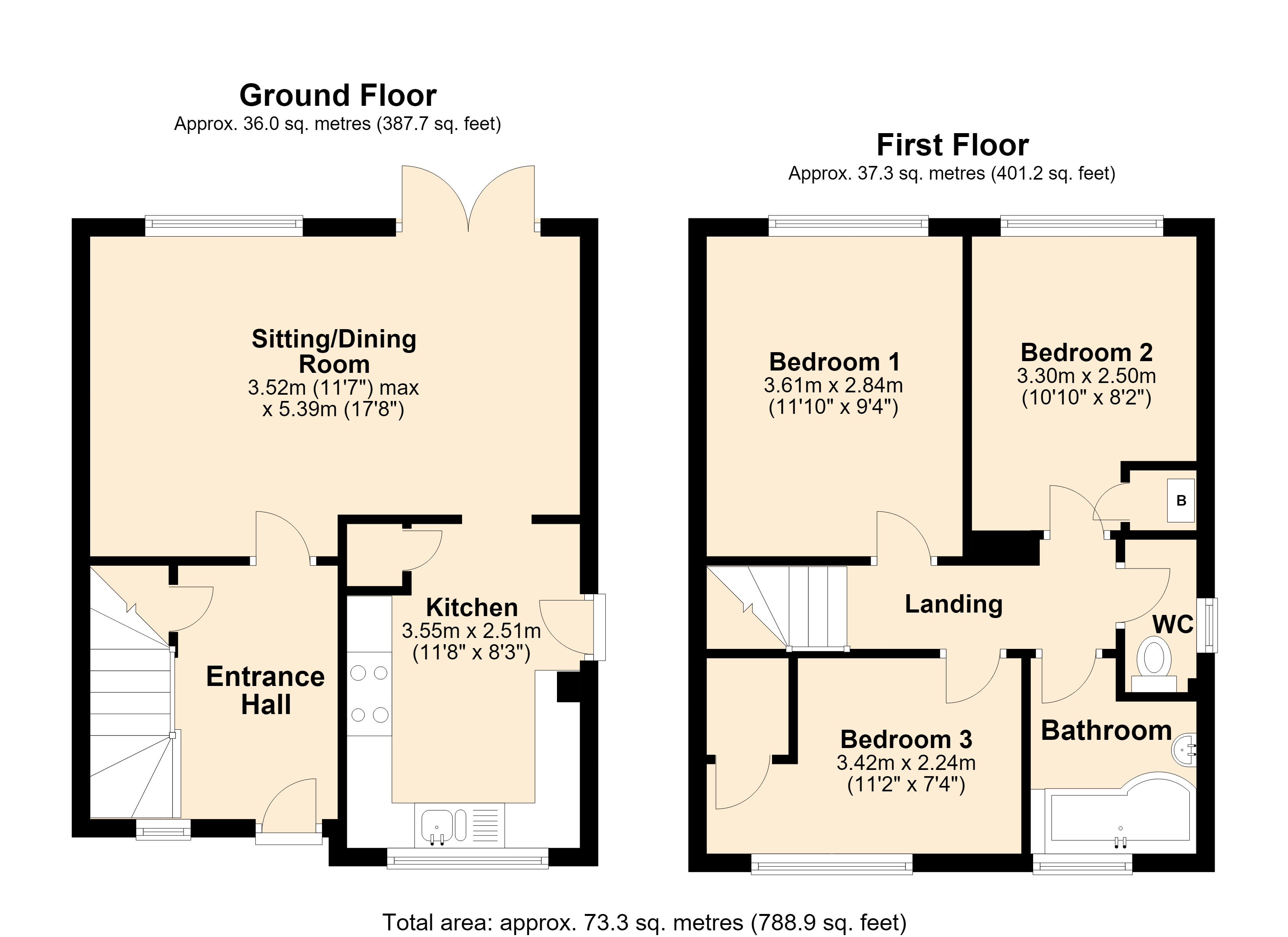 2, Cale Way, Somerset floorplan