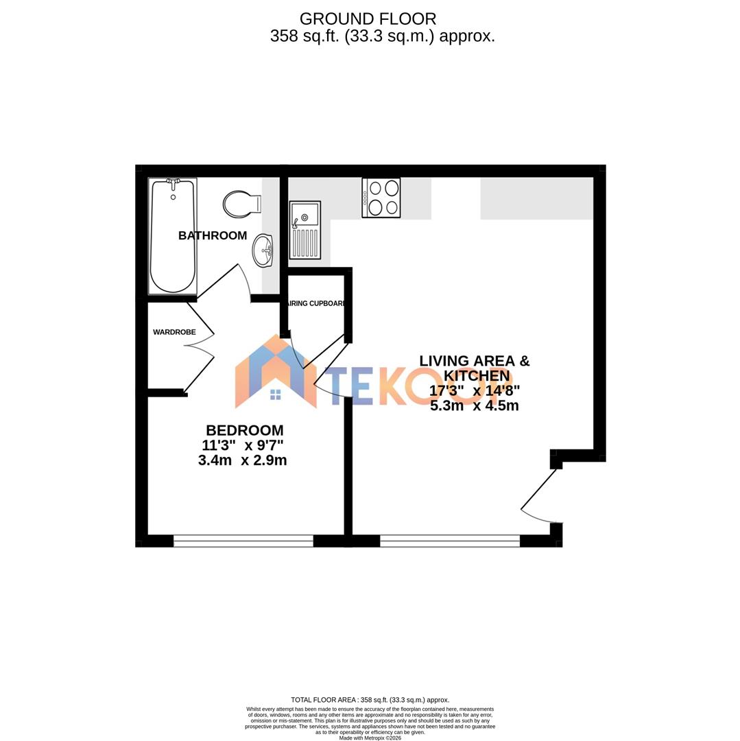 65, Broadhurst, Farnborough floorplan