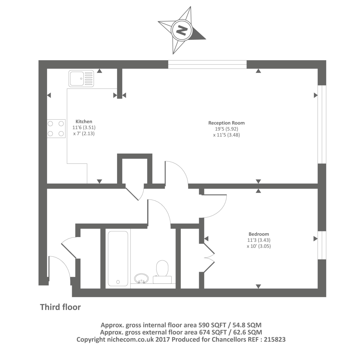 1 Bedrooms Flat for sale in Sundeala Close, Lower Sunbury TW16