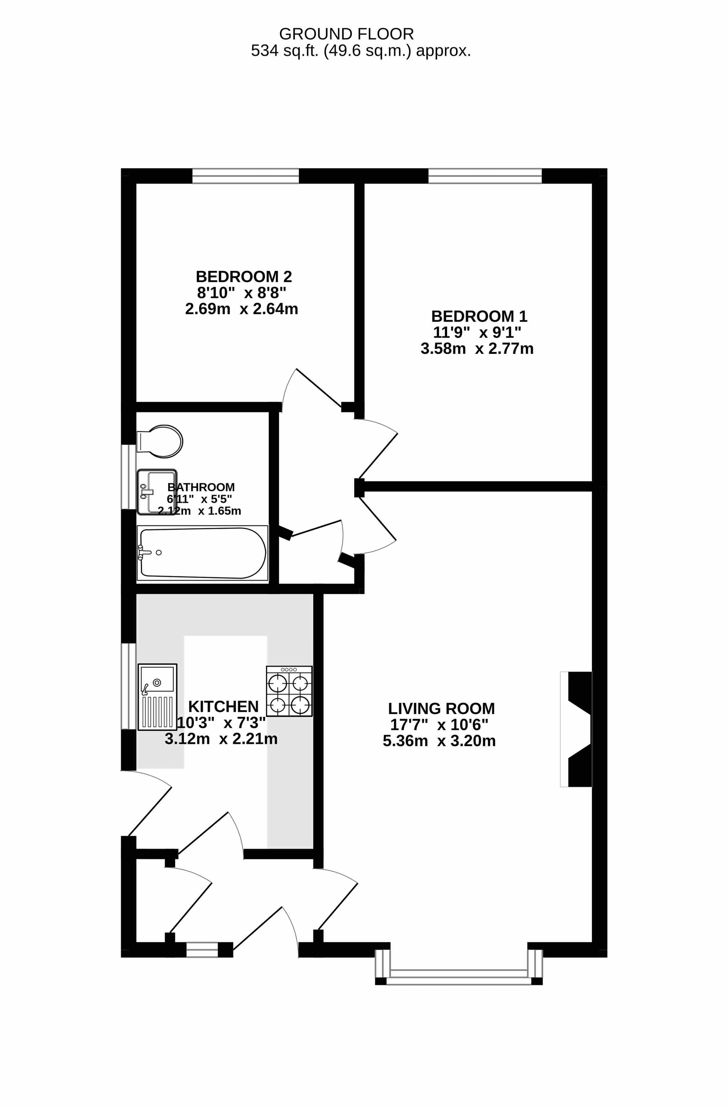 11, Carnoustie Close, York floorplan