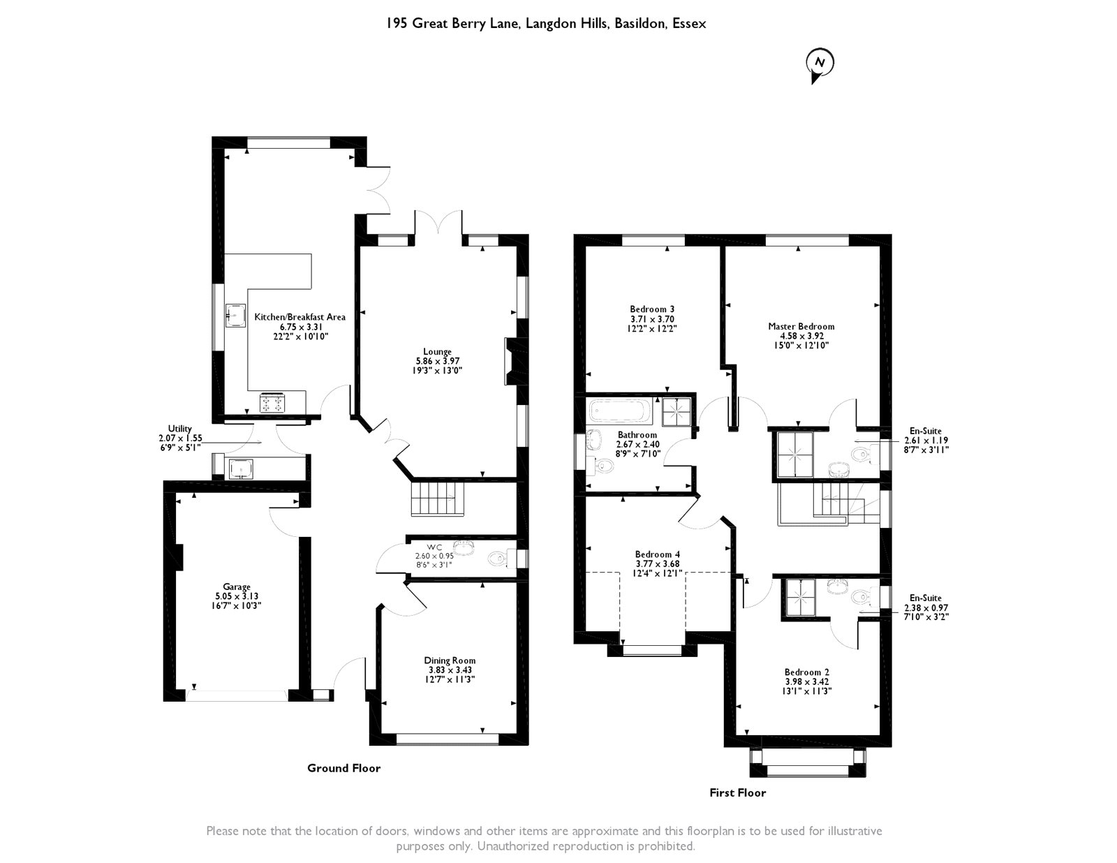 Free property report 195 Great Berry Lane, Langdon Hills, Basildon