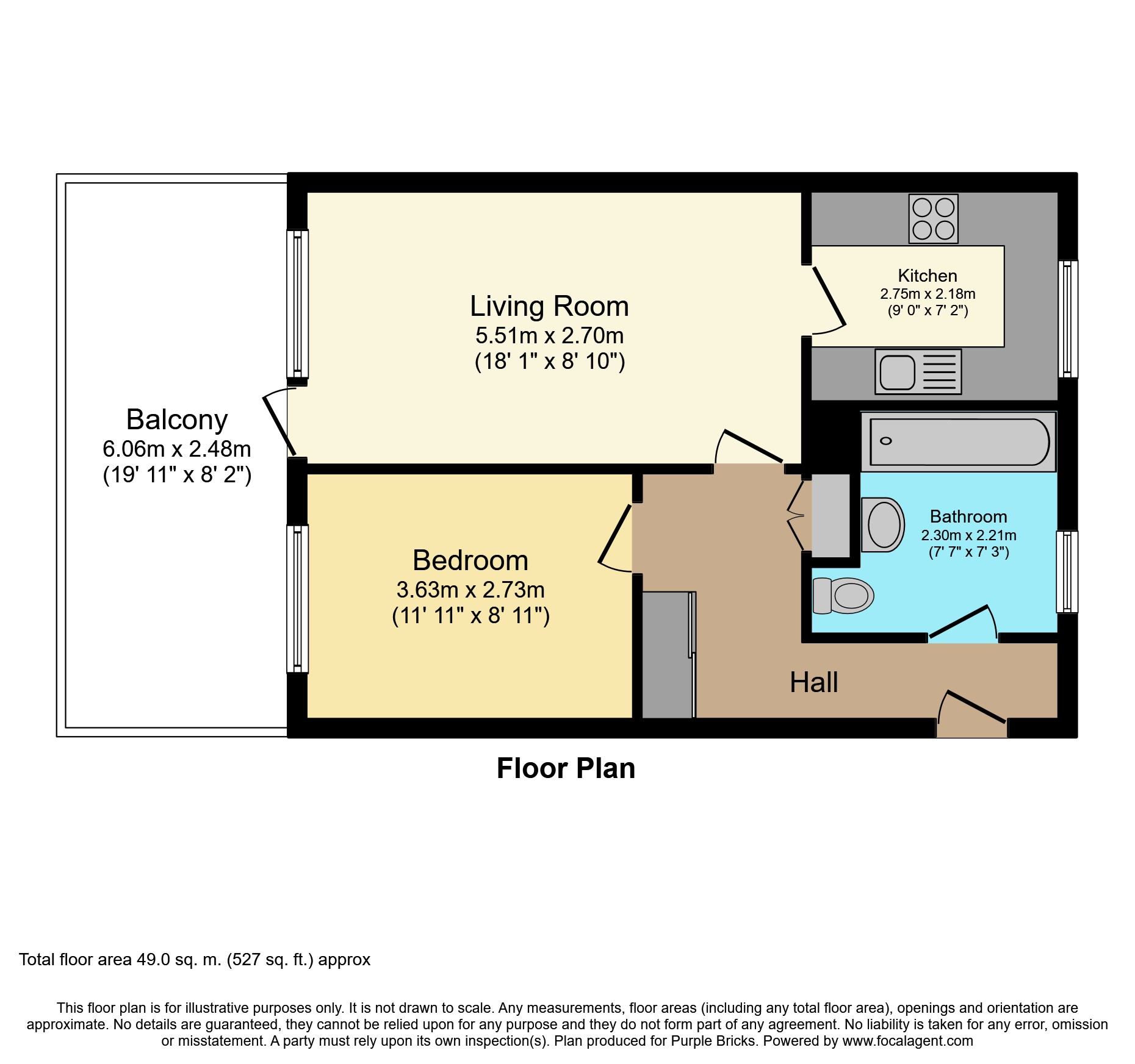 1 Bedrooms Flat for sale in Bullen Street, Battersea SW11