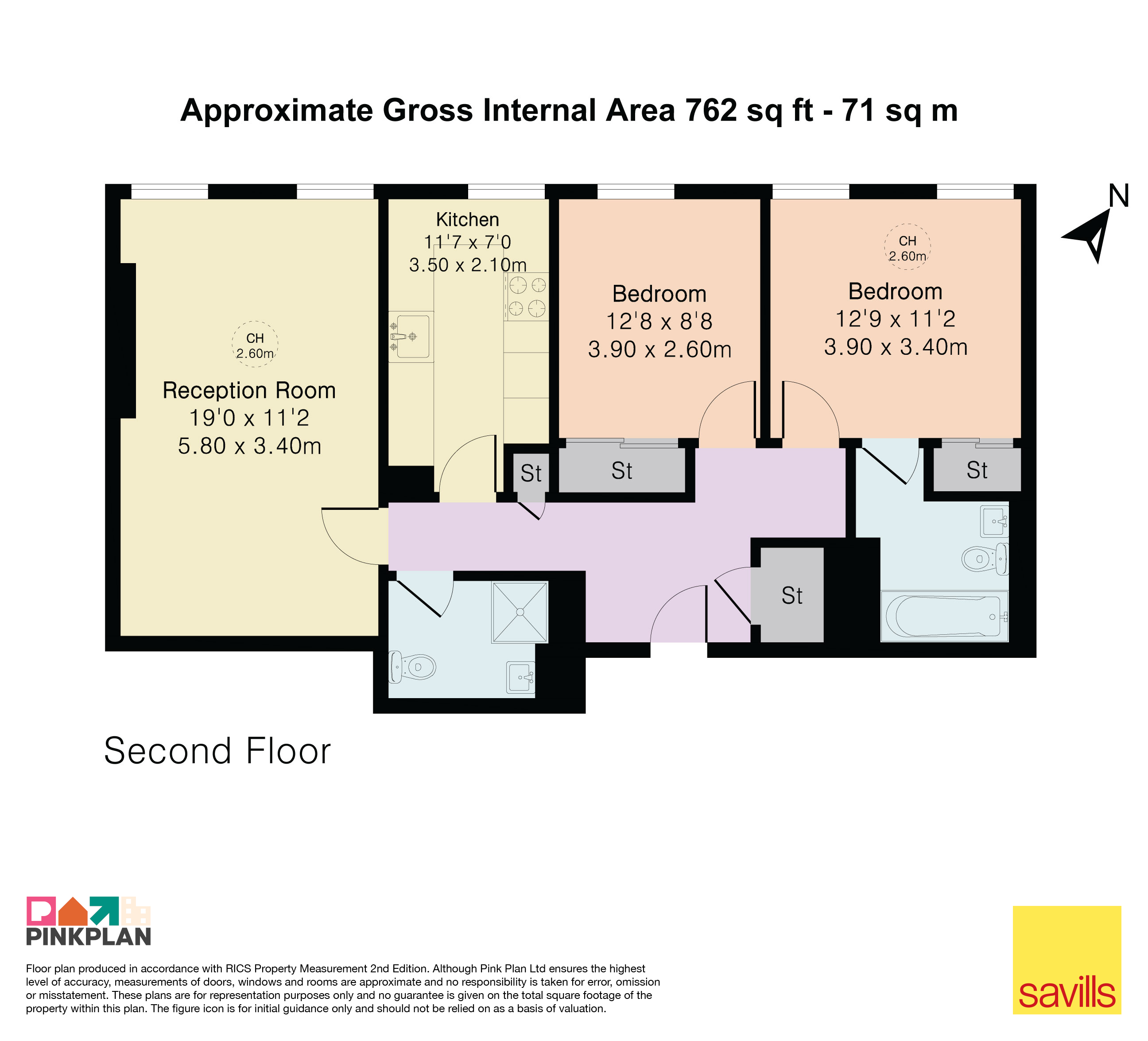 Flat 7, 76, Jermyn Street, London floorplan