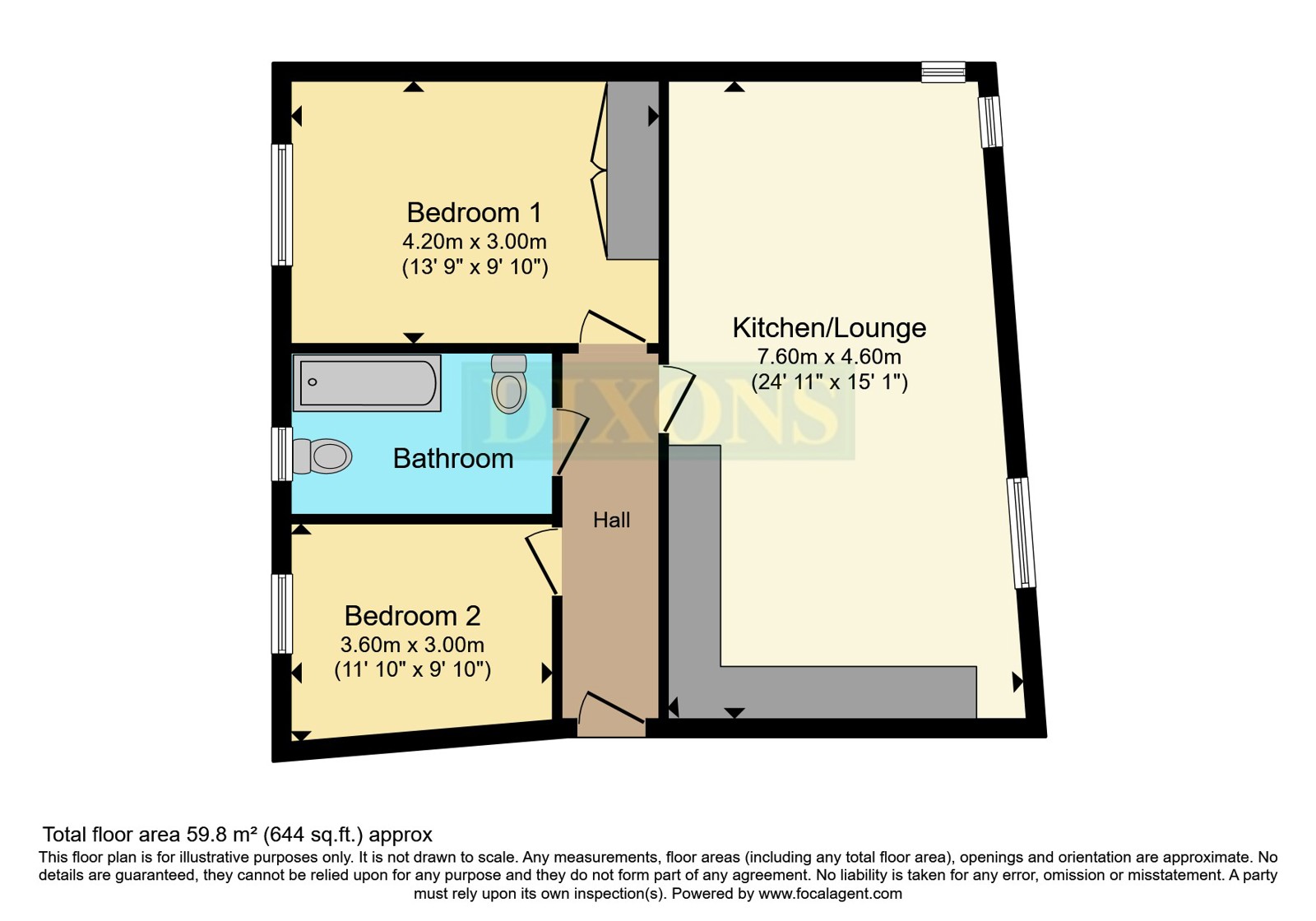 Apartment 4, Wolseley House, 3, School Close, Birmingham floorplan