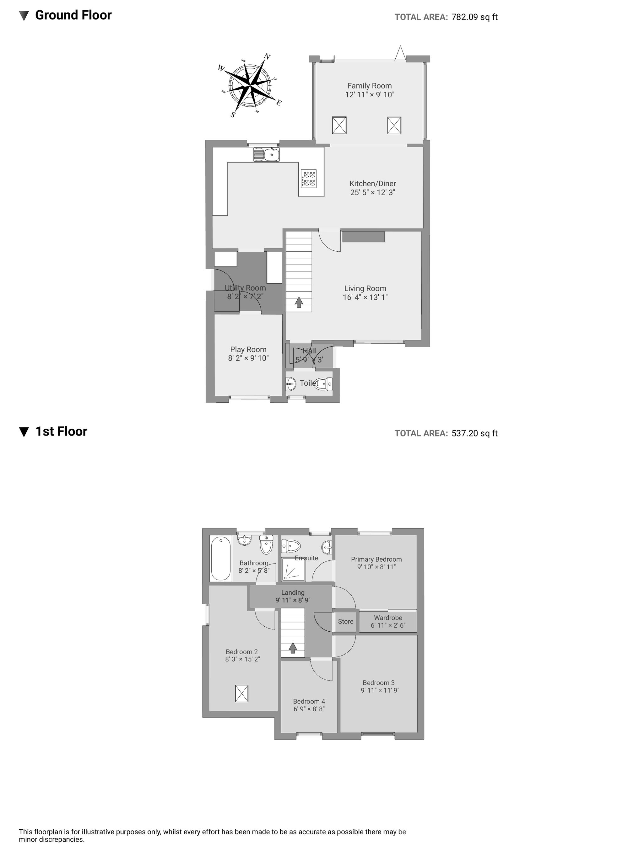 18 The Paddocks, Pontypridd floorplan