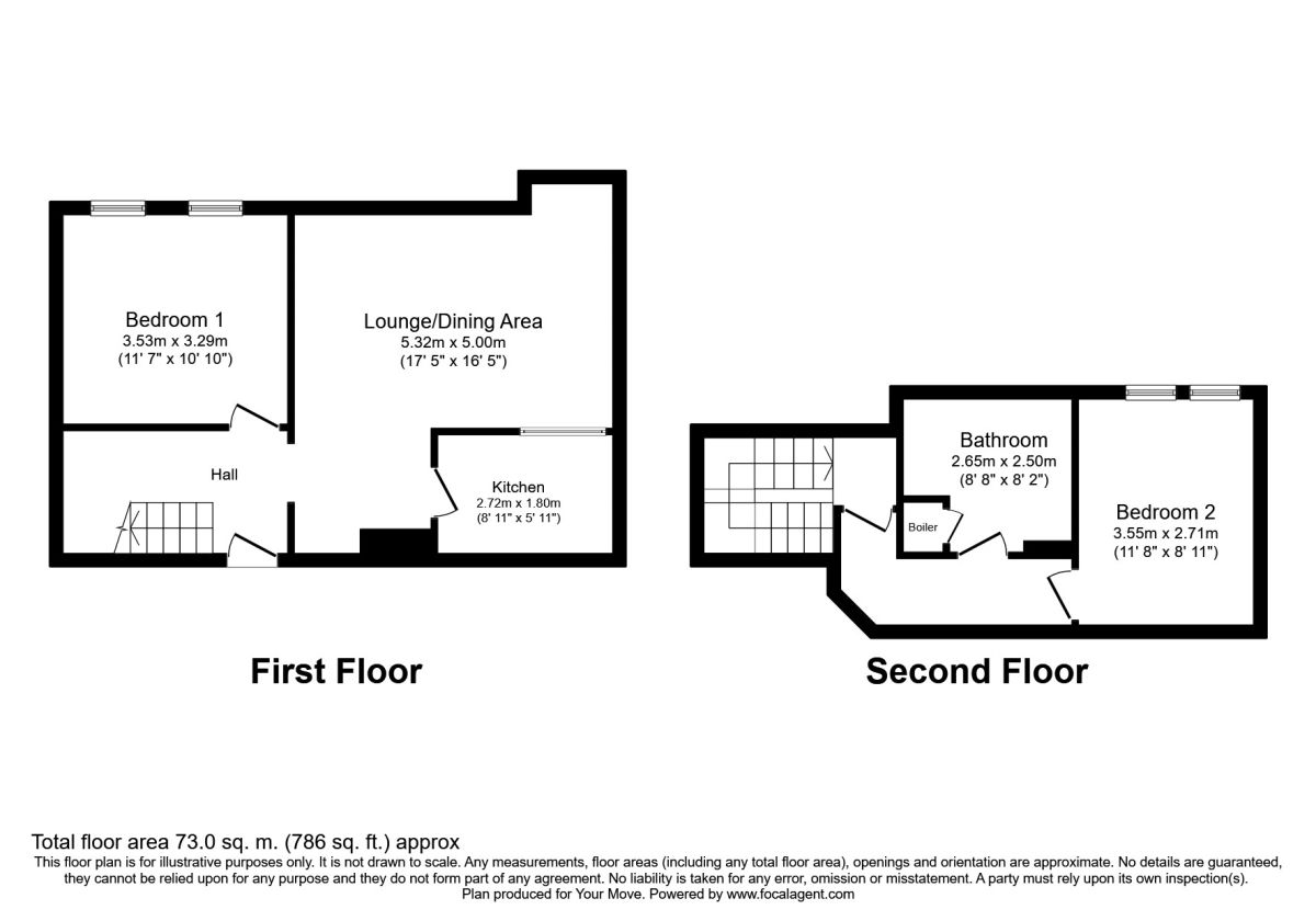 2 Bedrooms Flat to rent in Fountain Street, Morley, Leeds LS27