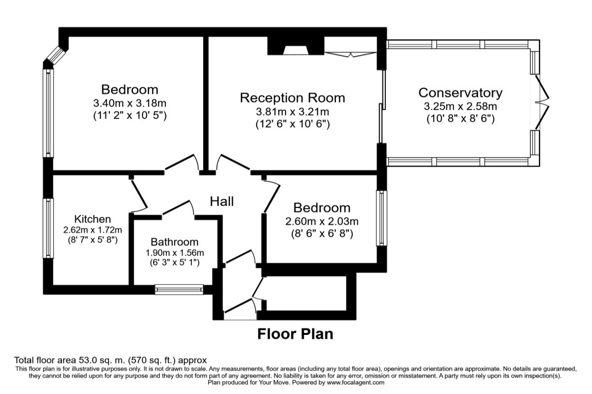 2 Bedrooms Flat to rent in Bramley Close, Whitton, Twickenham TW2