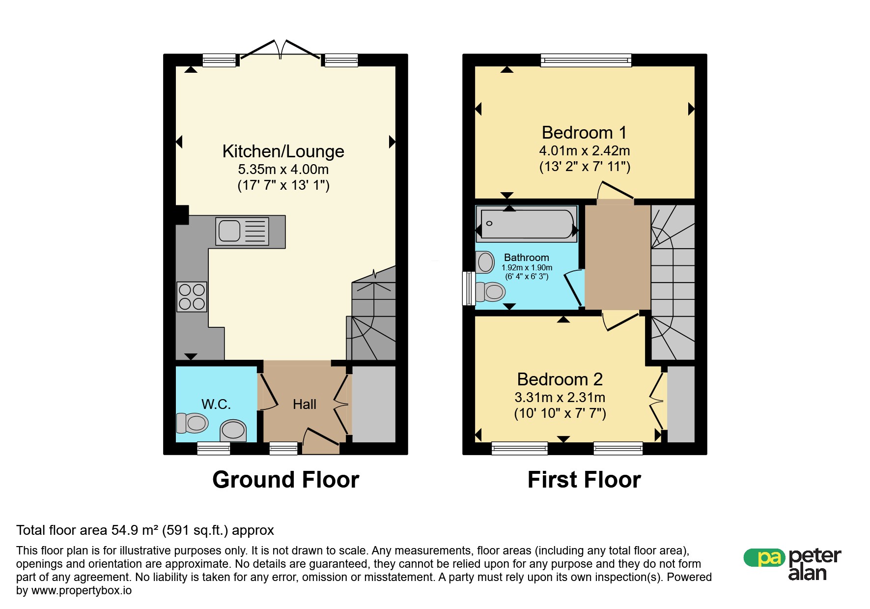 Clos Stratton, Bridgend floorplan