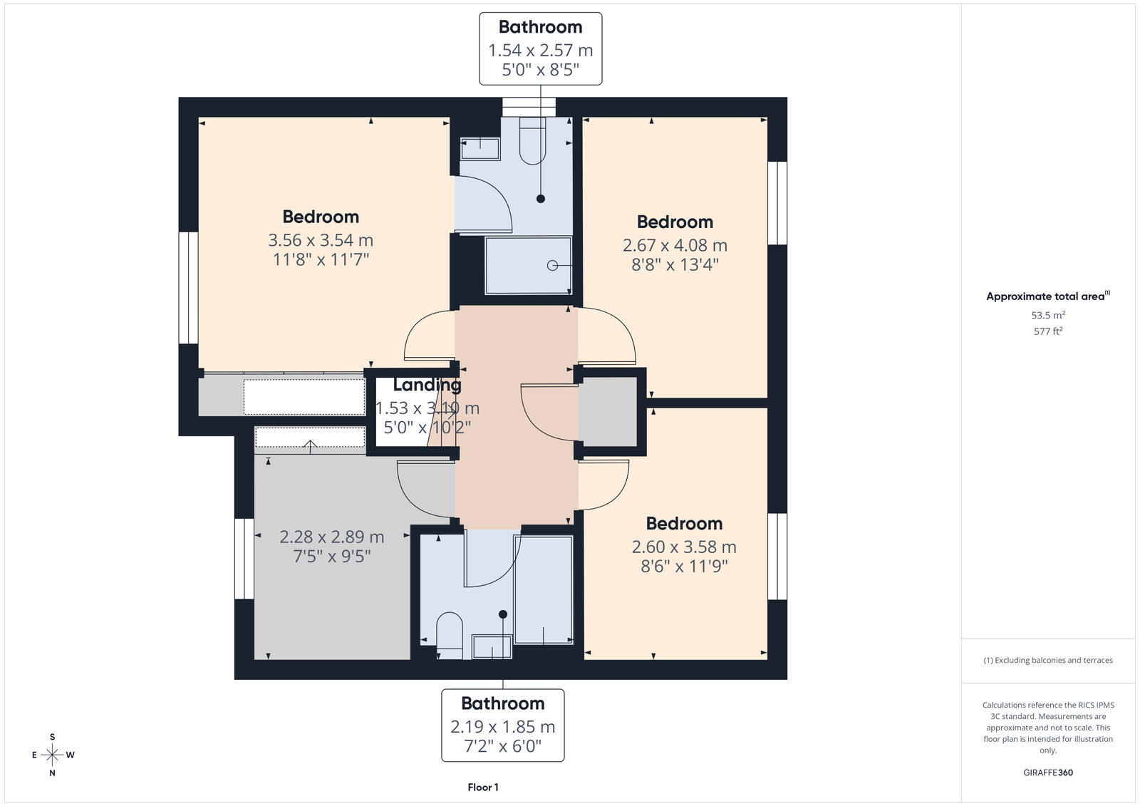 17, Foxglove Way, Paignton floorplan