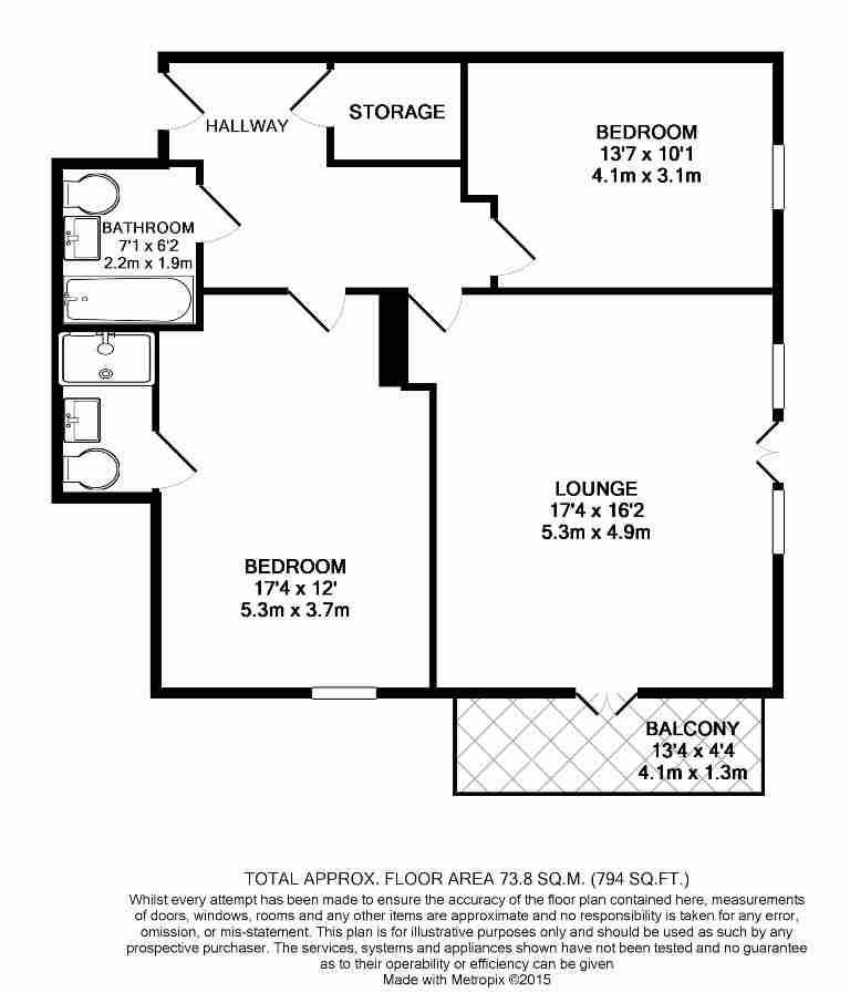 16 Clovelly Court, 8 Wintergreen Boulevard, West Drayton floorplan