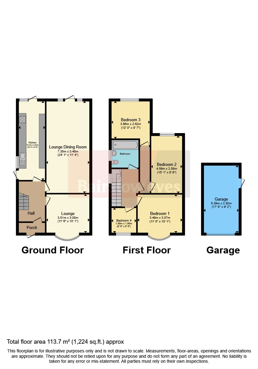 38, Norbury Drive, Nottinghamshire floorplan