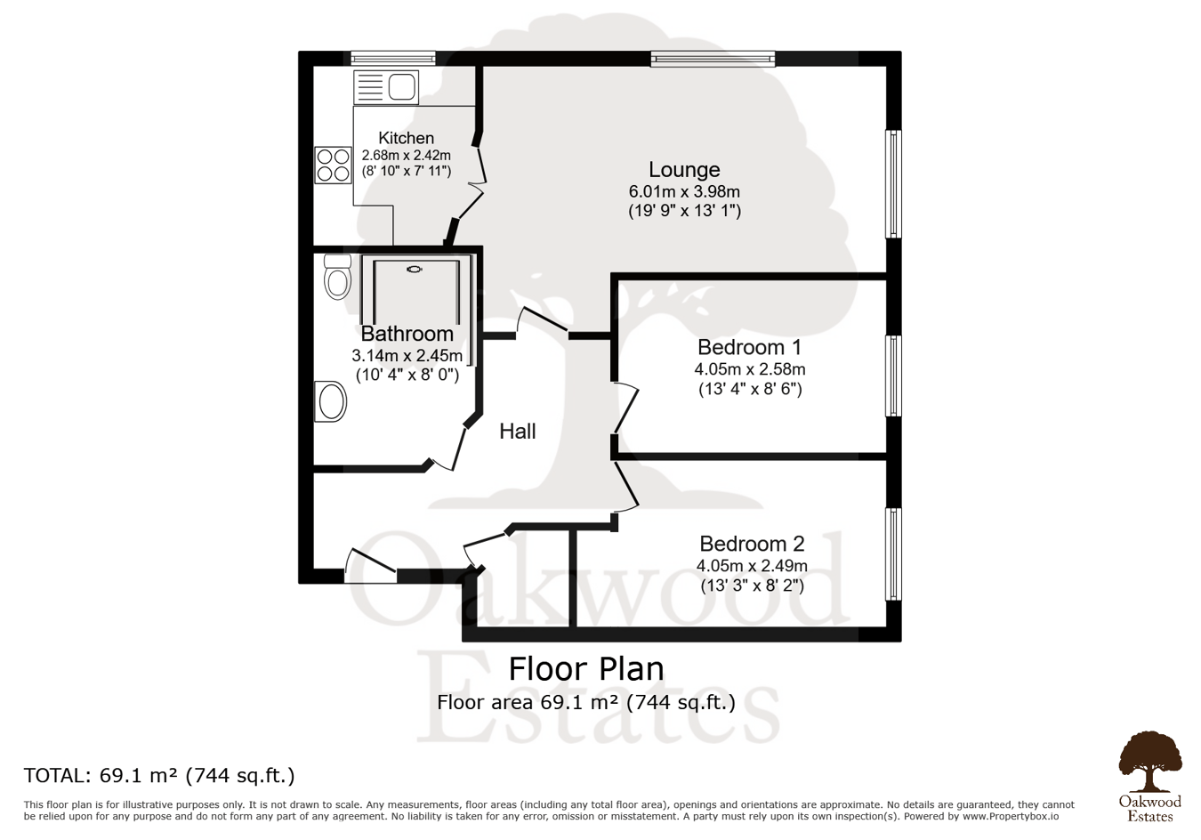 20, Colham Road, Uxbridge floorplan