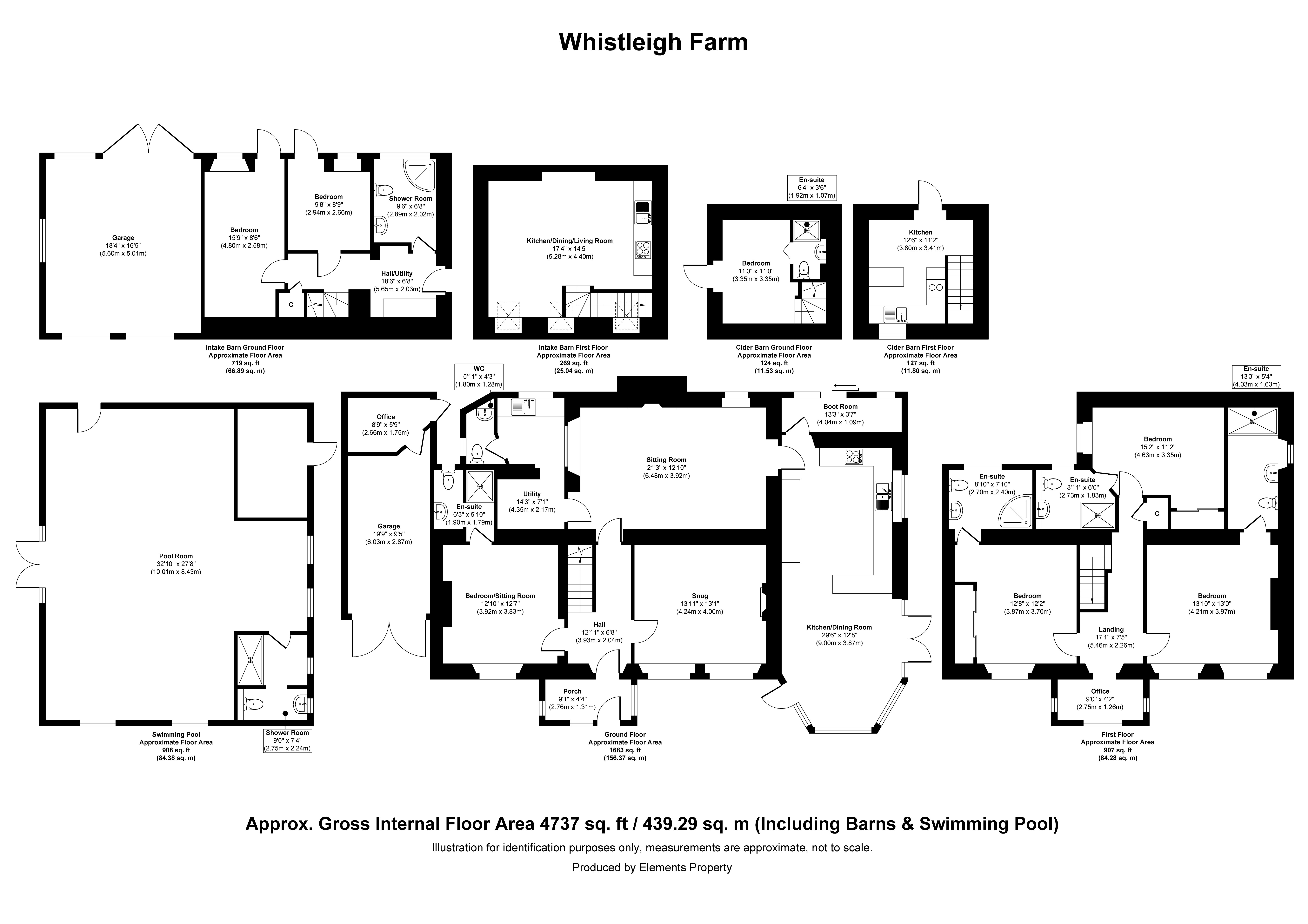 Whistleigh Farm, Whistley Down, Yelverton floorplan