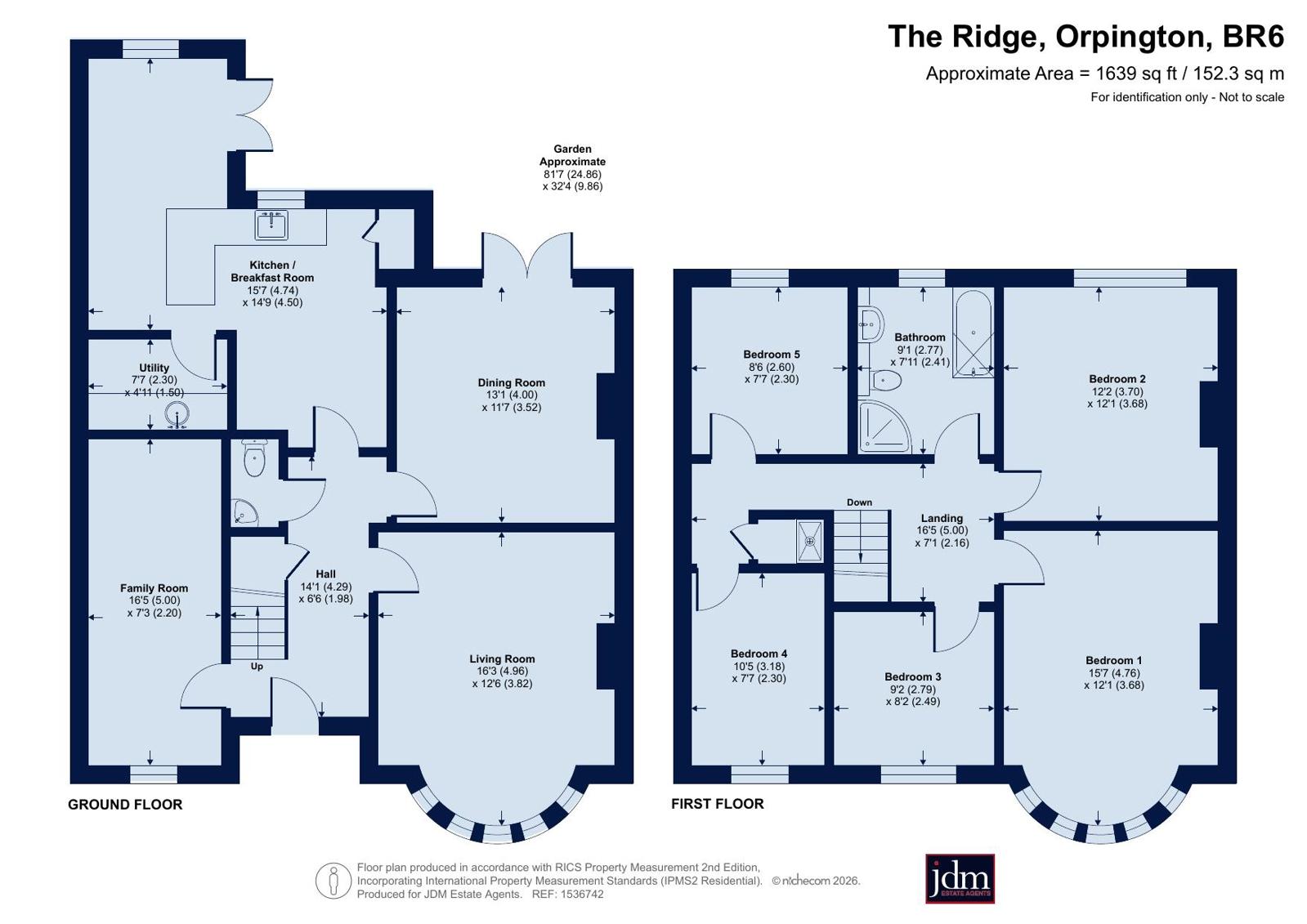 The Ridge, Orpington floorplan