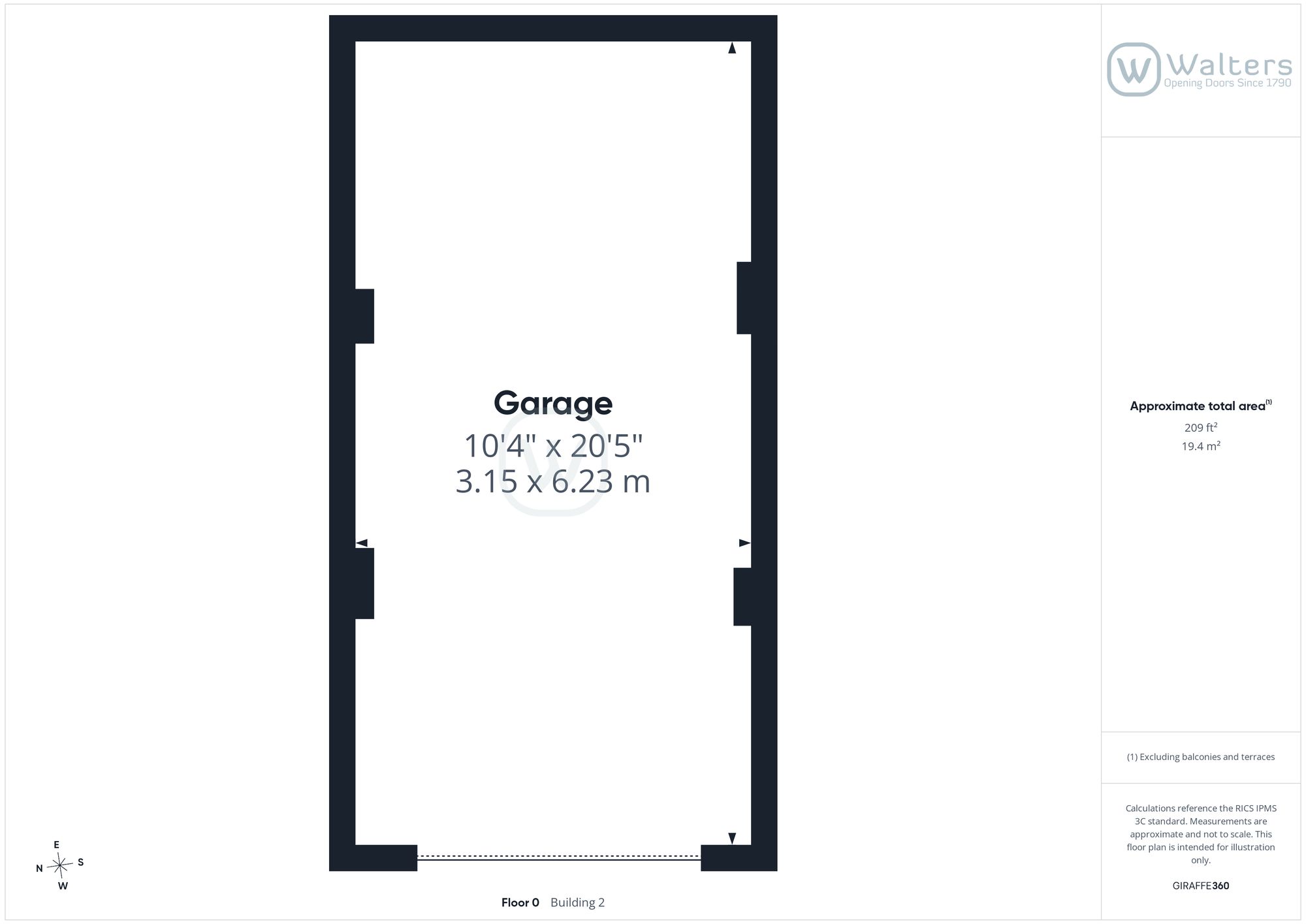 6 Tannington Grove, Newark floorplan