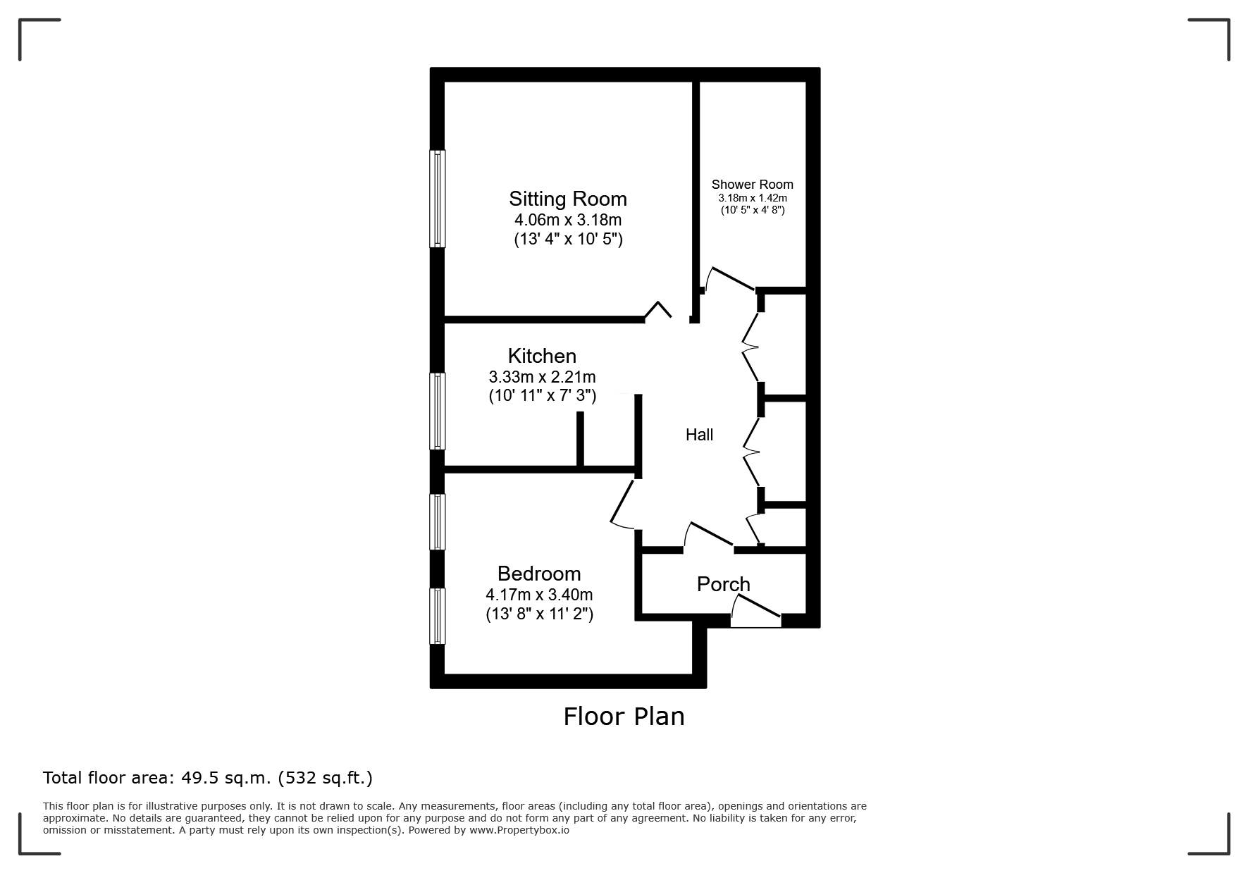 32, Lansdowne Rise, Worcestershire floorplan