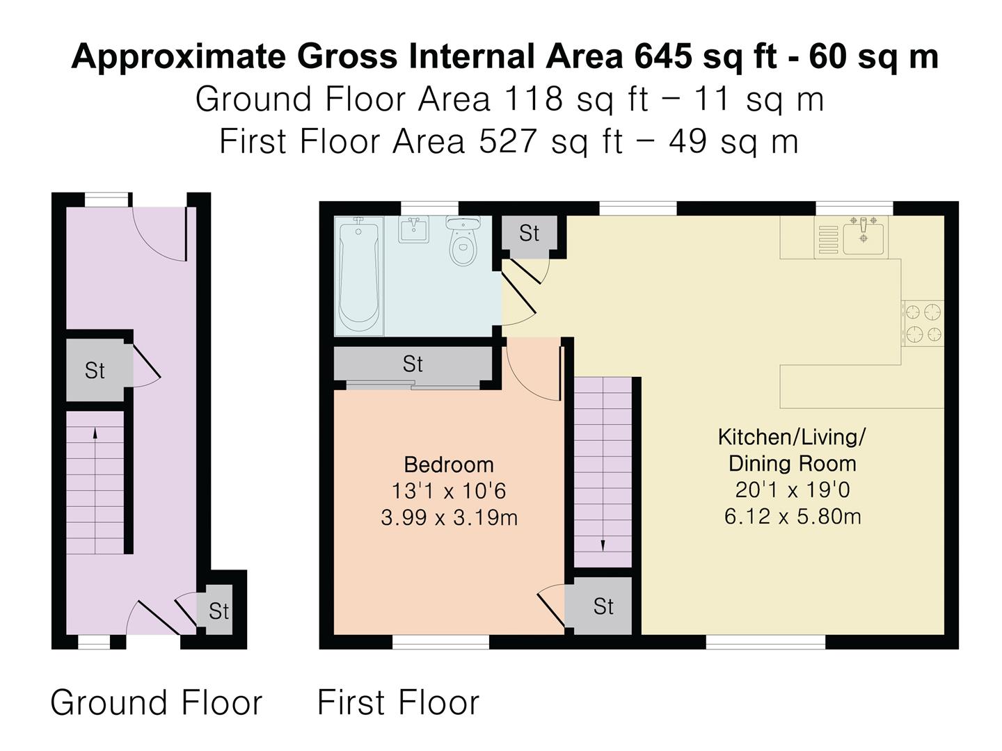 125, Lindsell Avenue, Letchworth Garden City floorplan