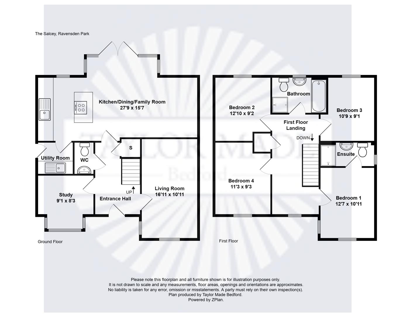 The Salcey, 61, Morinsbury Road, Bedford floorplan