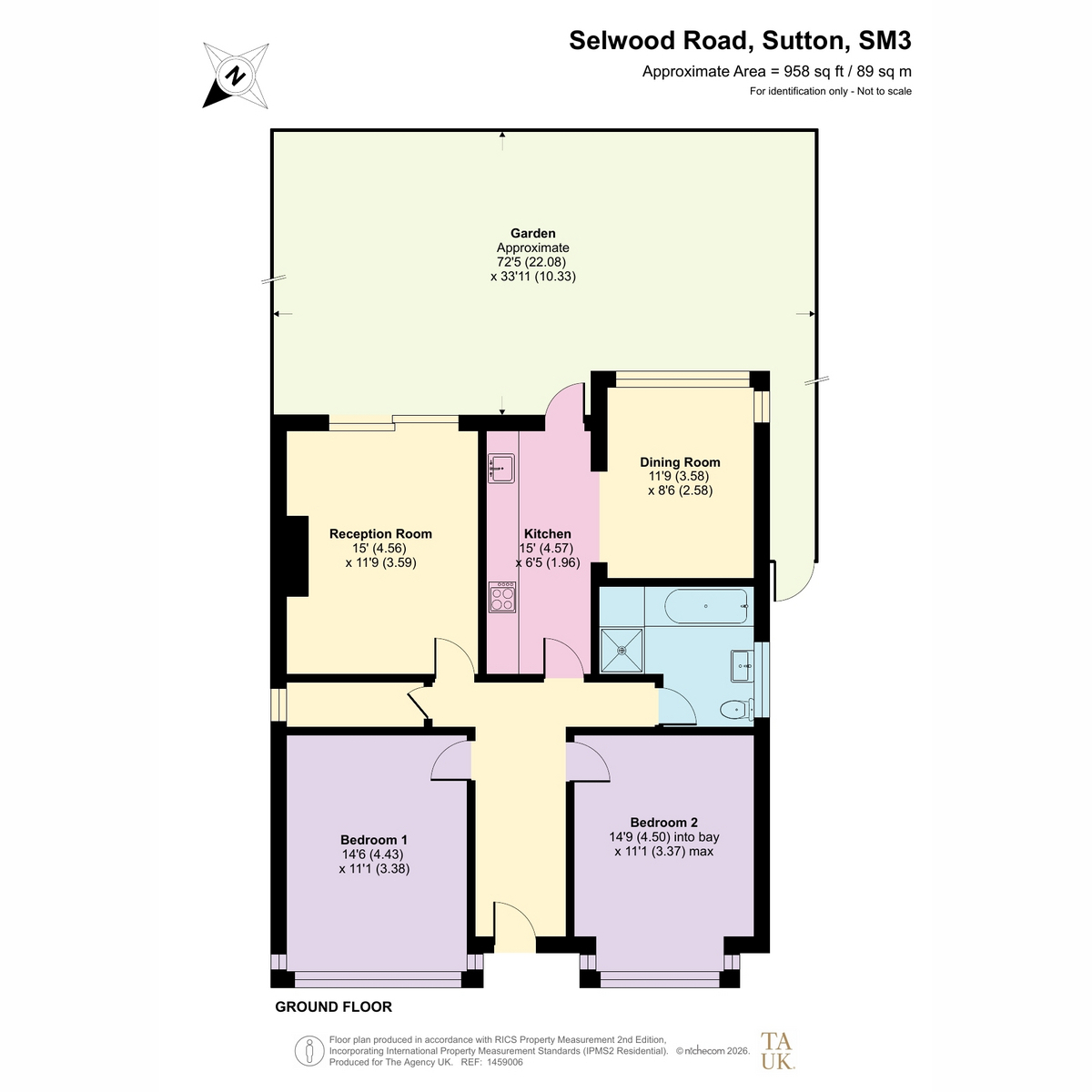 5, Selwood Road, Sutton floorplan