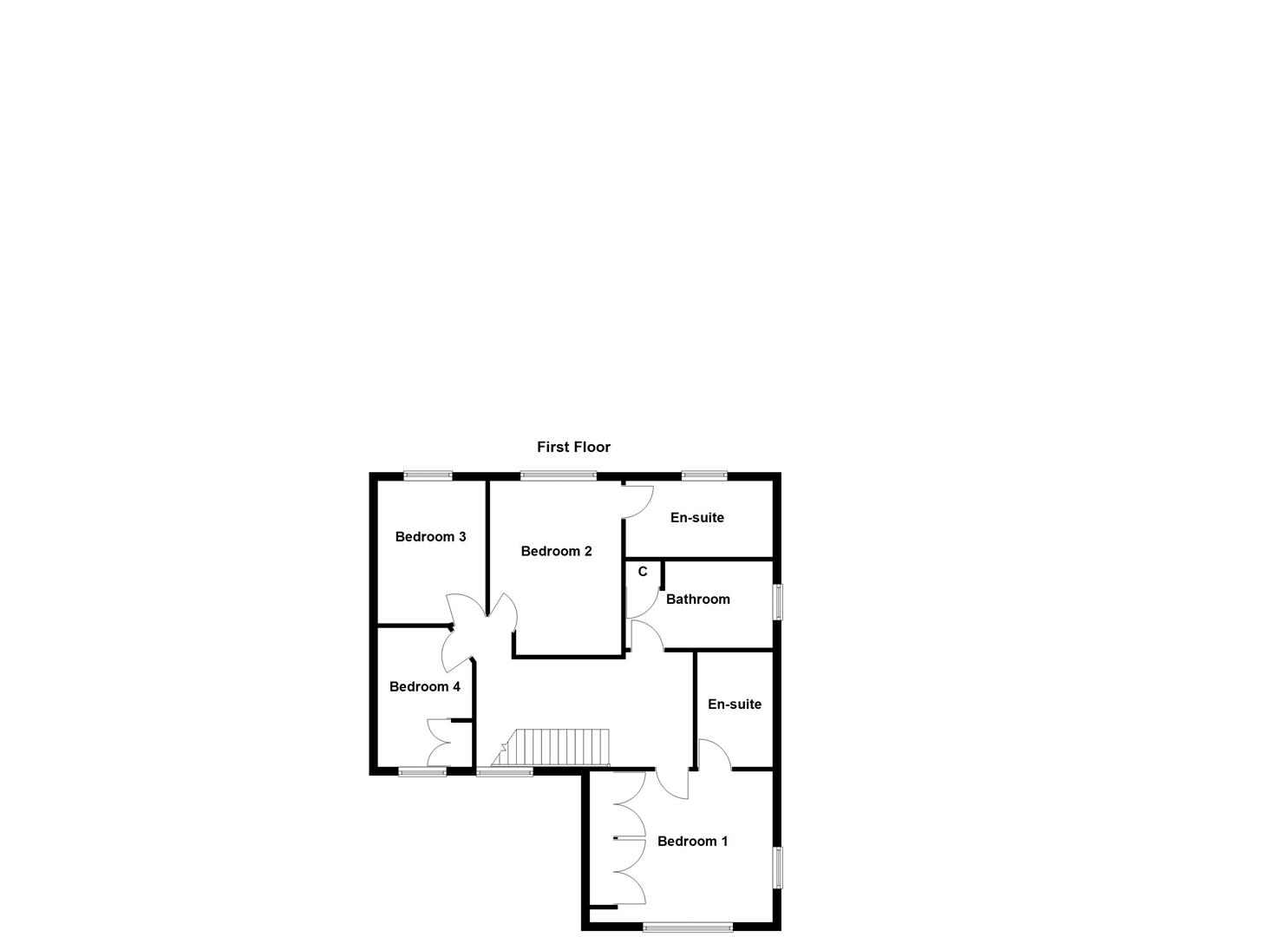 21, Forrester Close, Leicester floorplan
