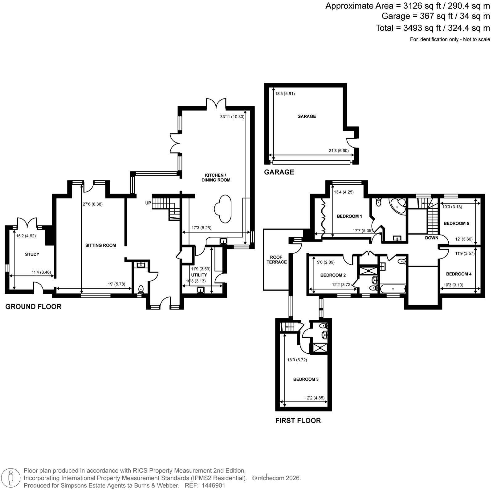 Woodbury Down,, Farnham Road, Farnham floorplan