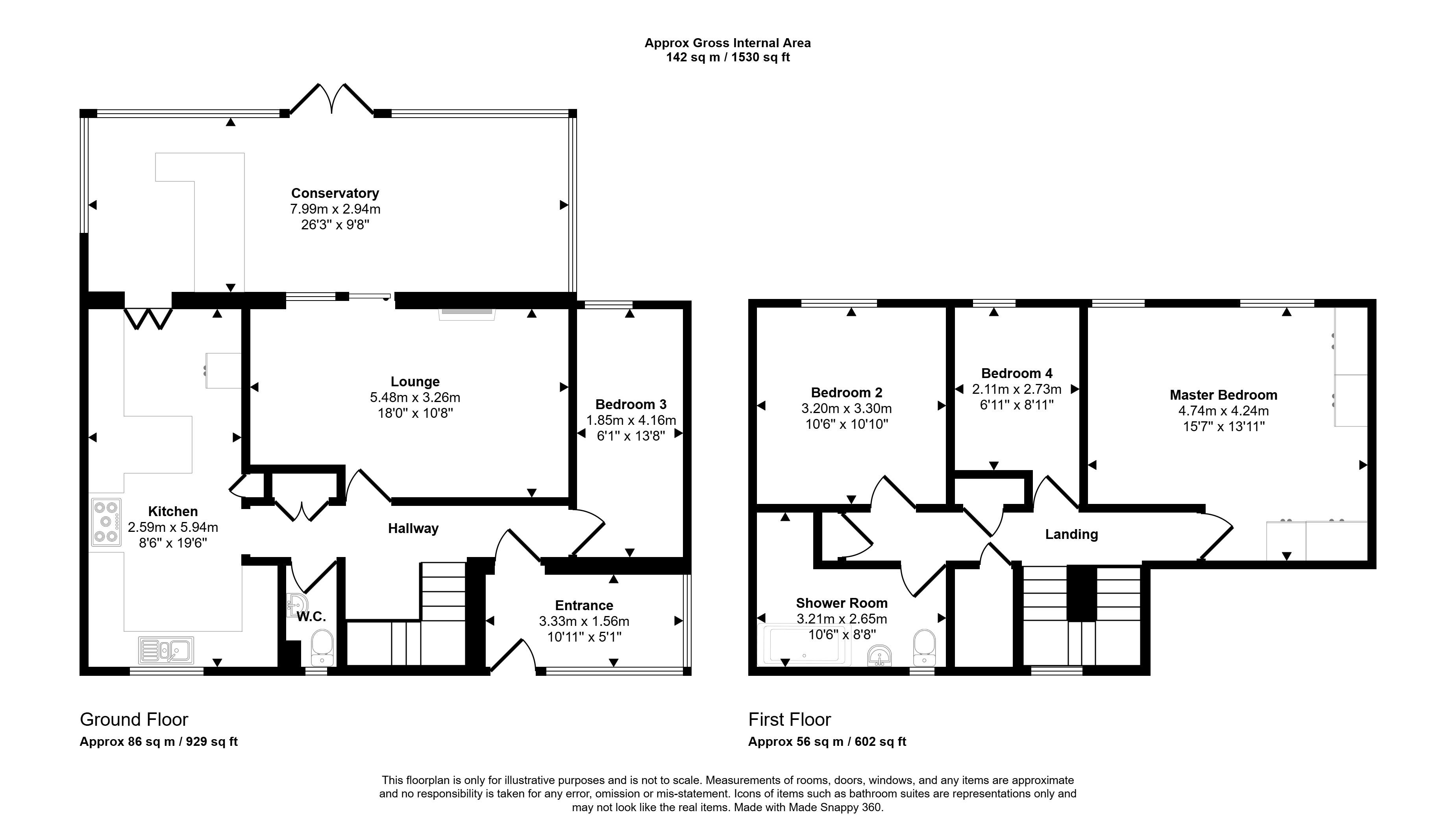 59, Marlborough Road, Washington floorplan