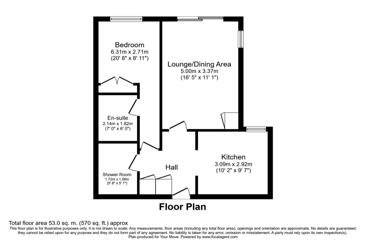 1 Bedrooms Flat to rent in Park Hill Road, Bromley BR2