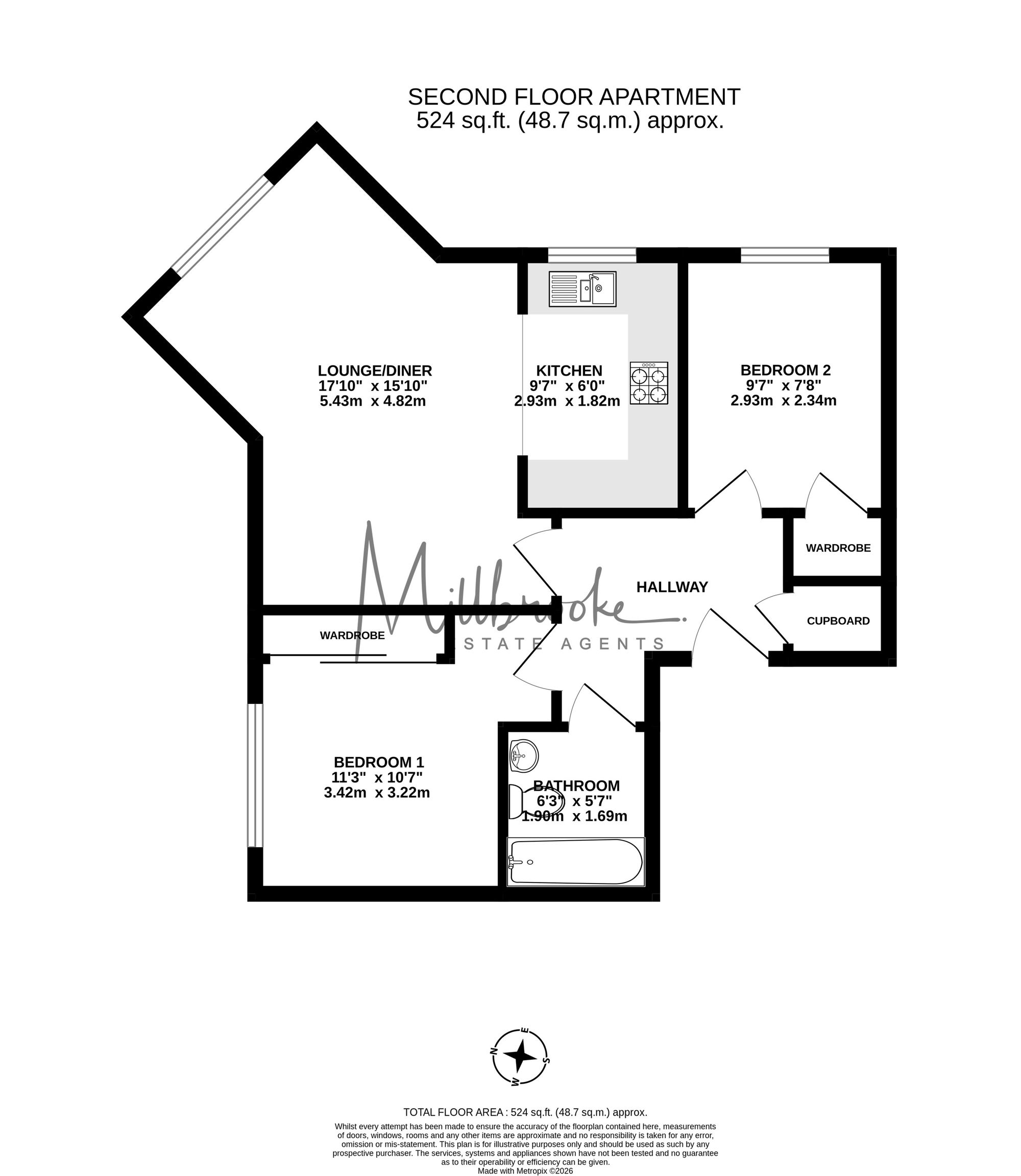 19 Ruskin Court, Bolton floorplan