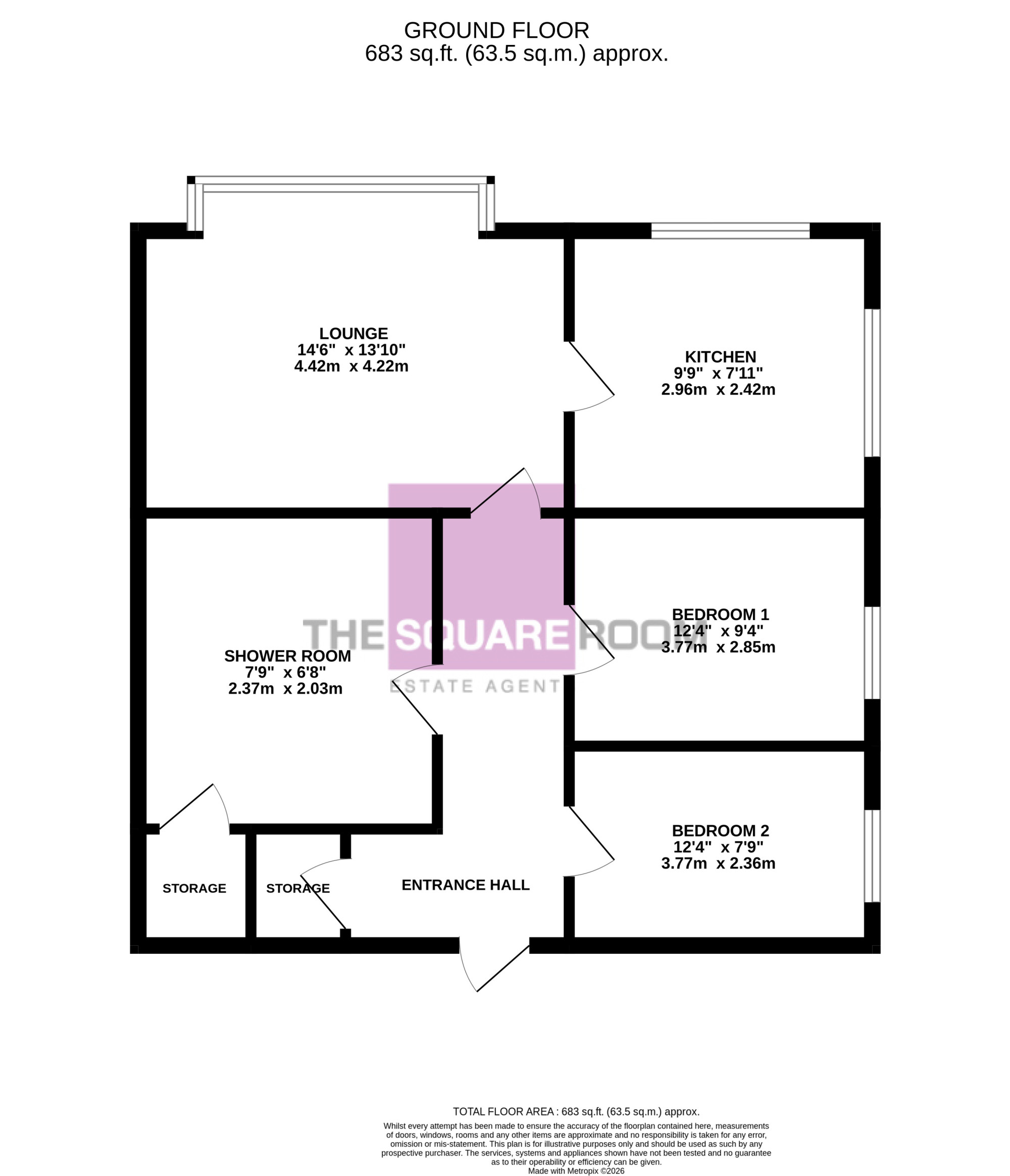 12, Pochard Place, Cleveleys floorplan
