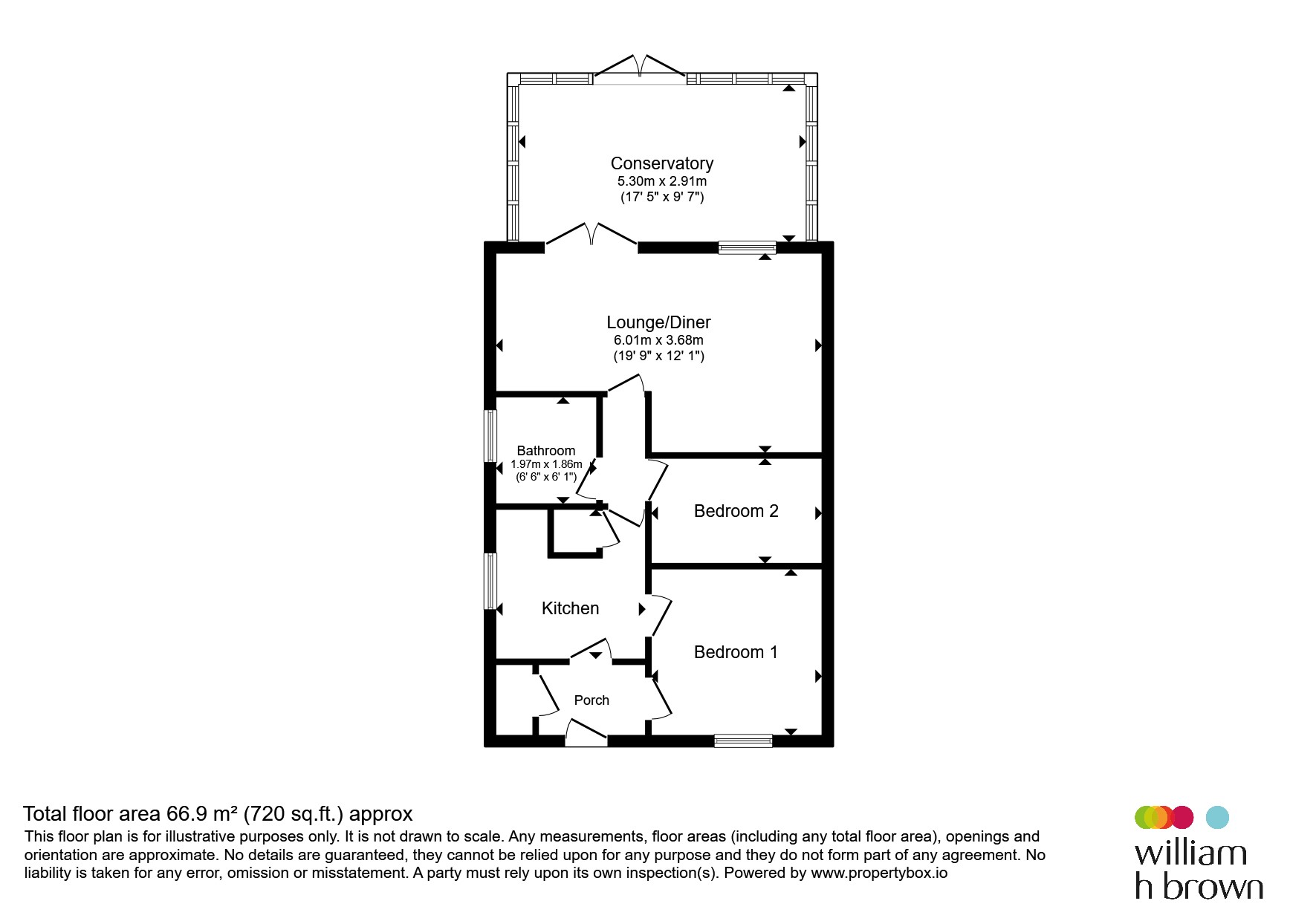 98, Windmill Lane, Raunds floorplan