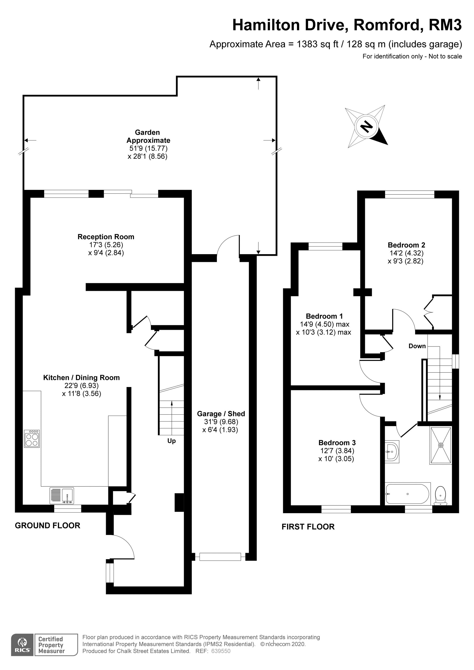 3 bed end terrace house for sale in Hamilton Drive, Harold Wood