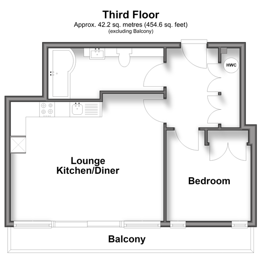 Victoria Road, Horley floorplan