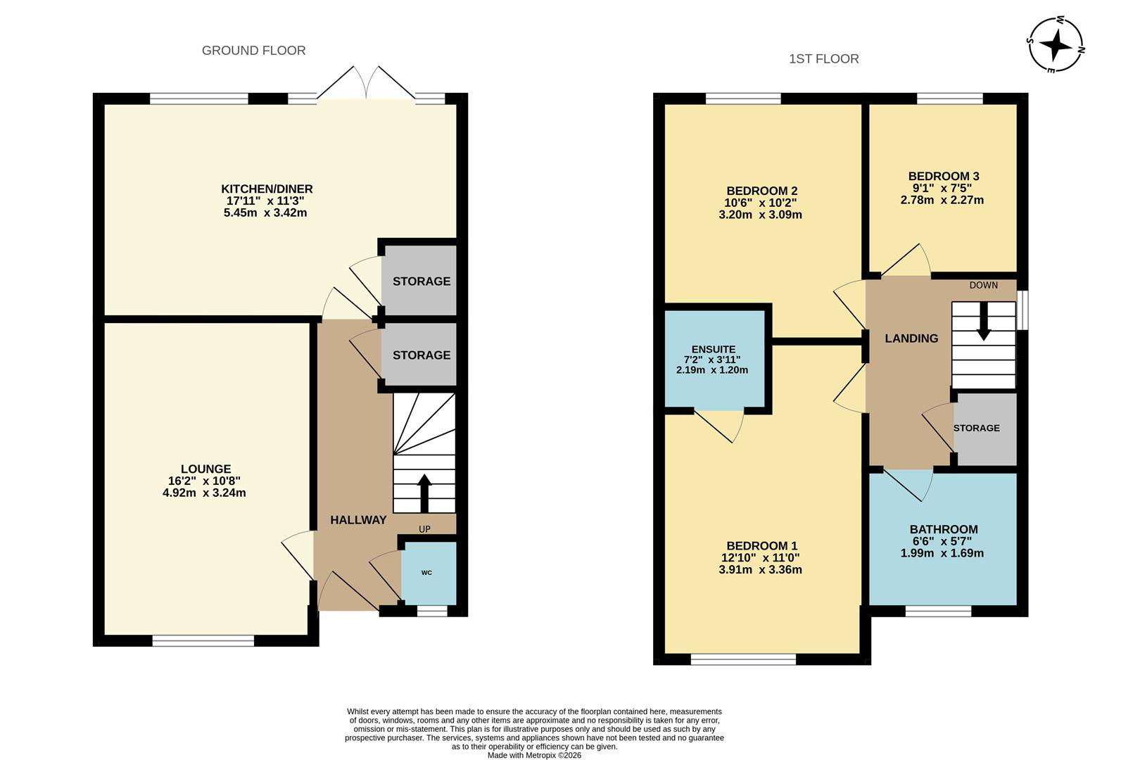 14, Rhyd Y Mor, Abergele floorplan